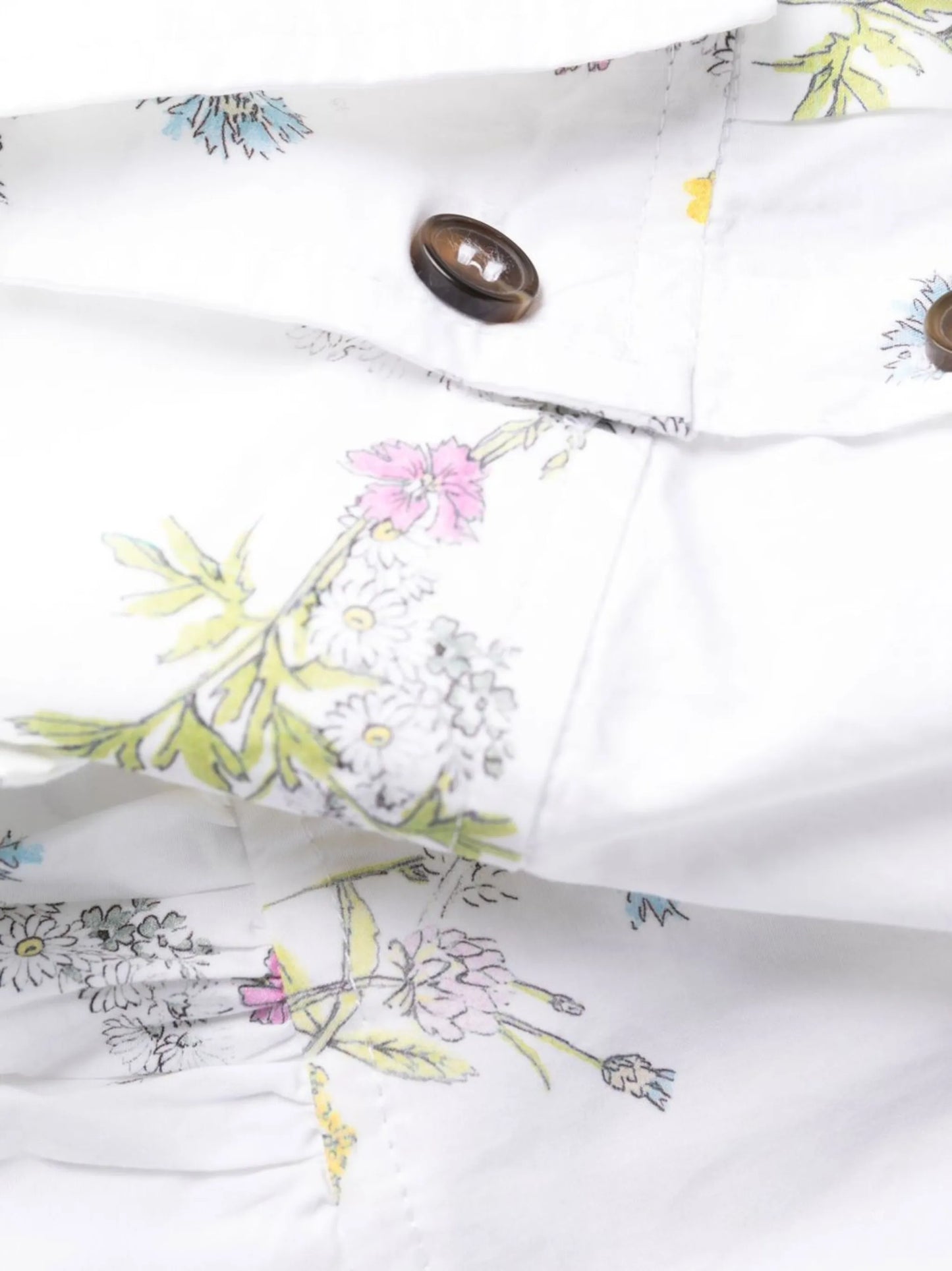 floral-print cotton dress