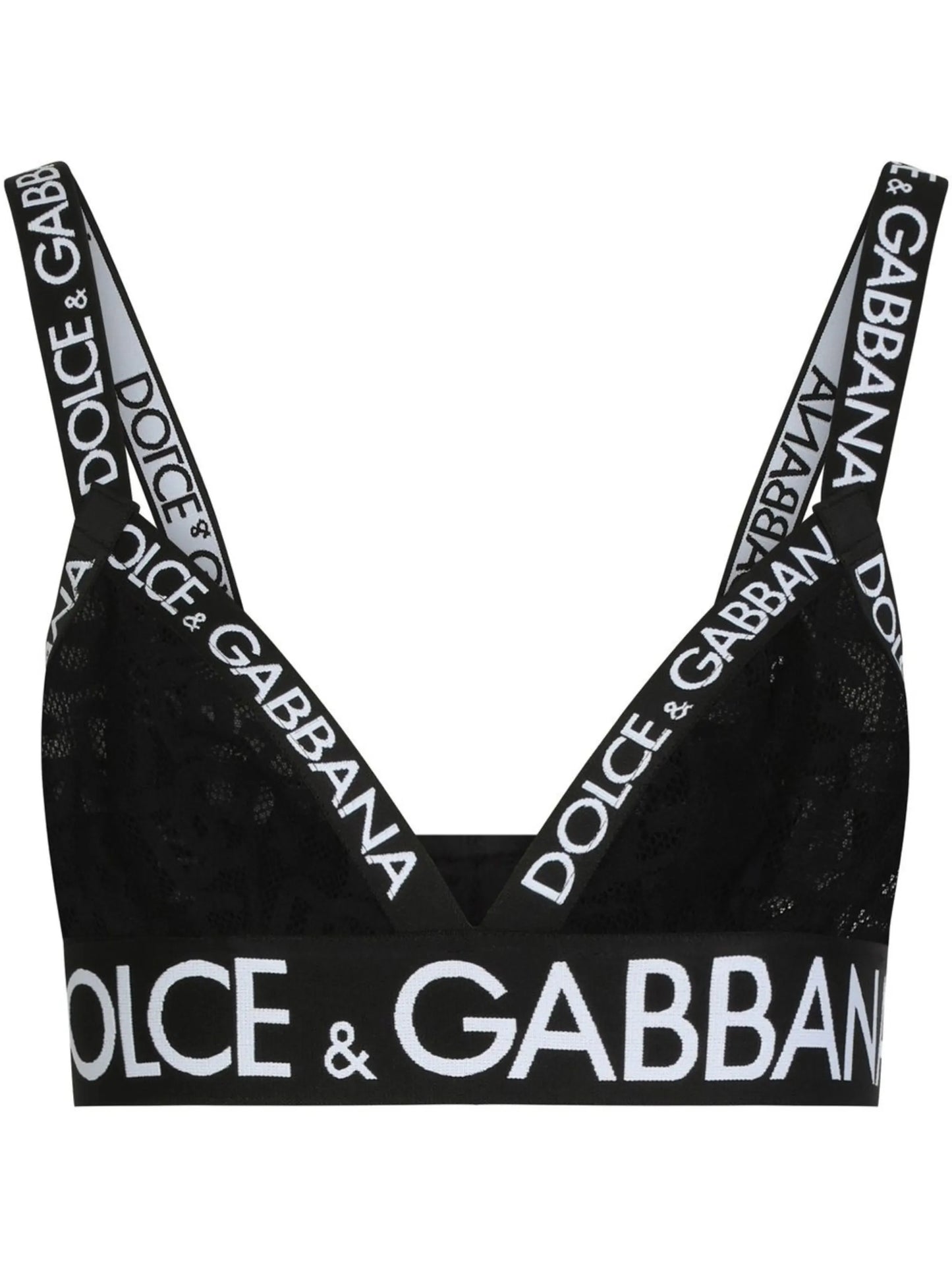 jacquard tulle triangle bra
