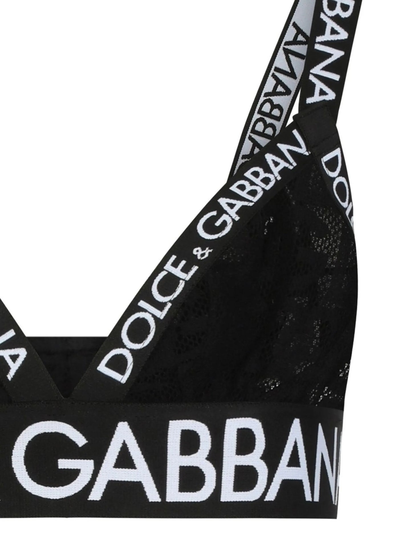 jacquard tulle triangle bra