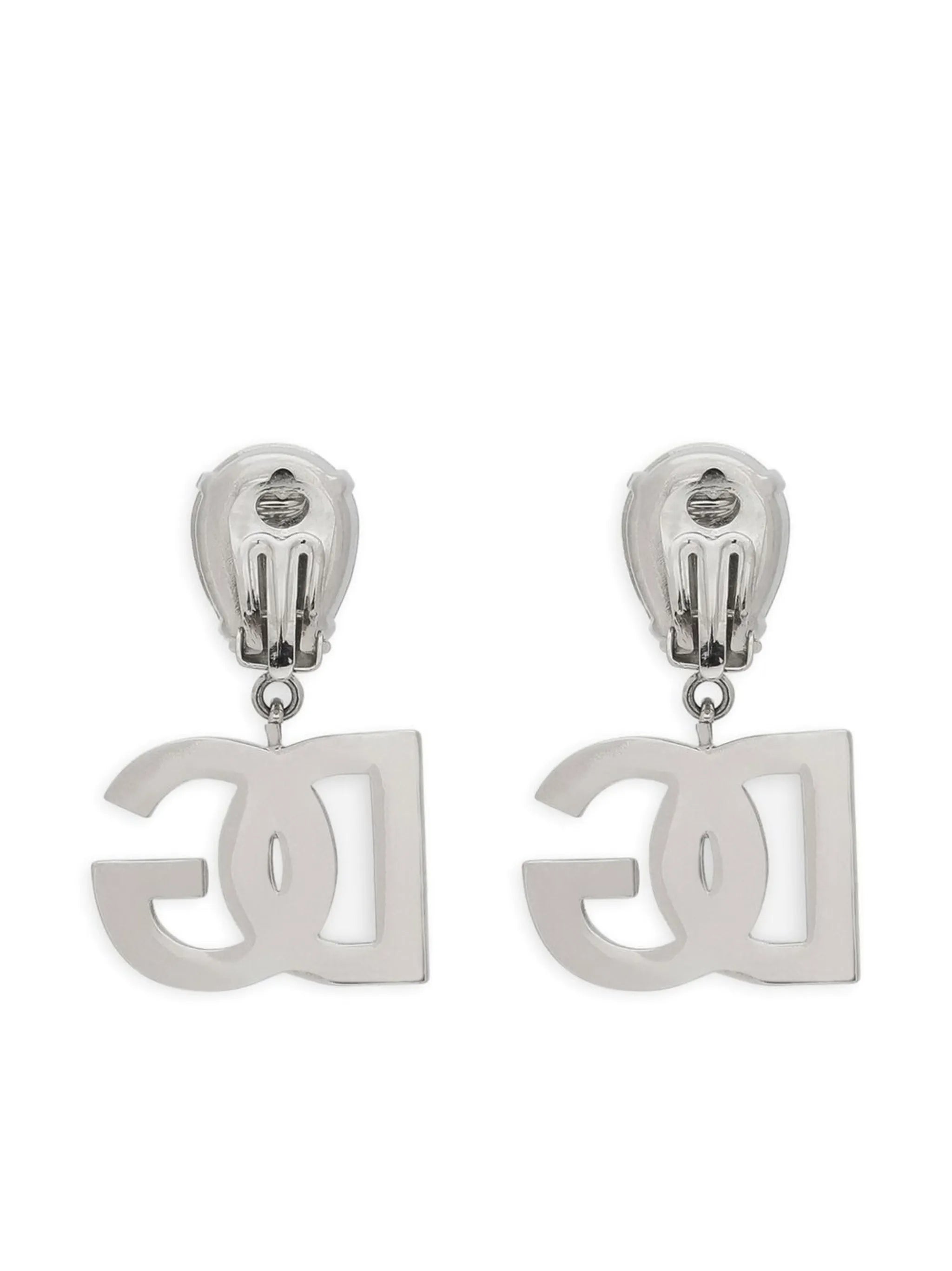DG-logo rhinestone-embellished earrings