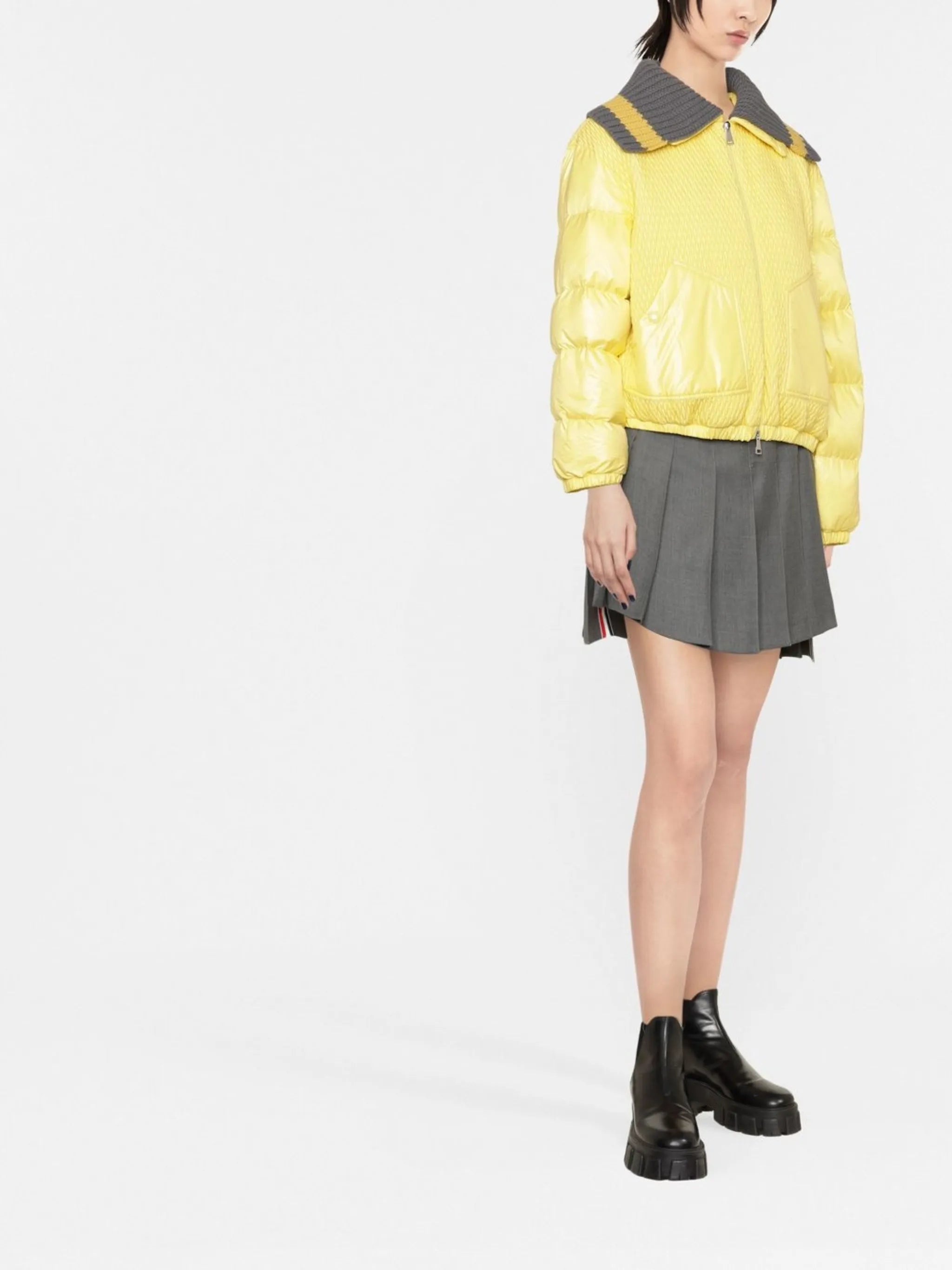 Apront short down jacket