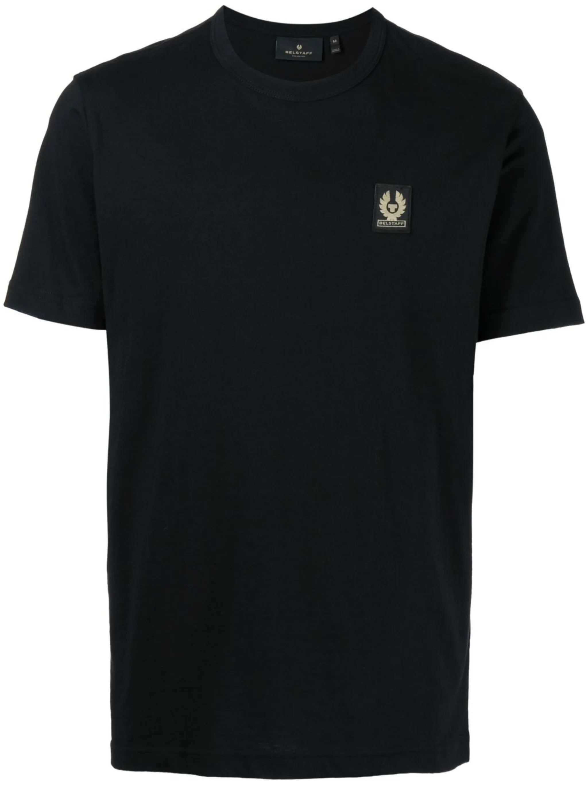 logo-patch crew neck T-shirt