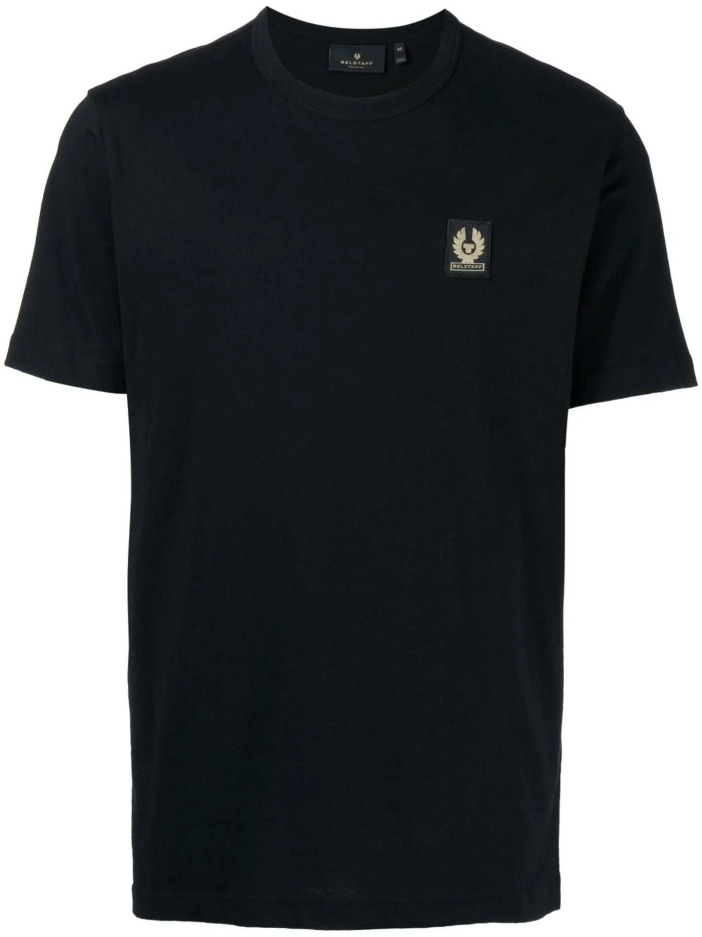logo-patch crew neck T-shirt