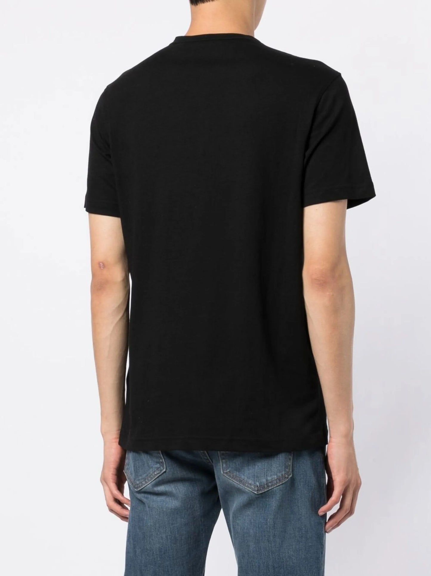 logo-patch crew neck T-shirt