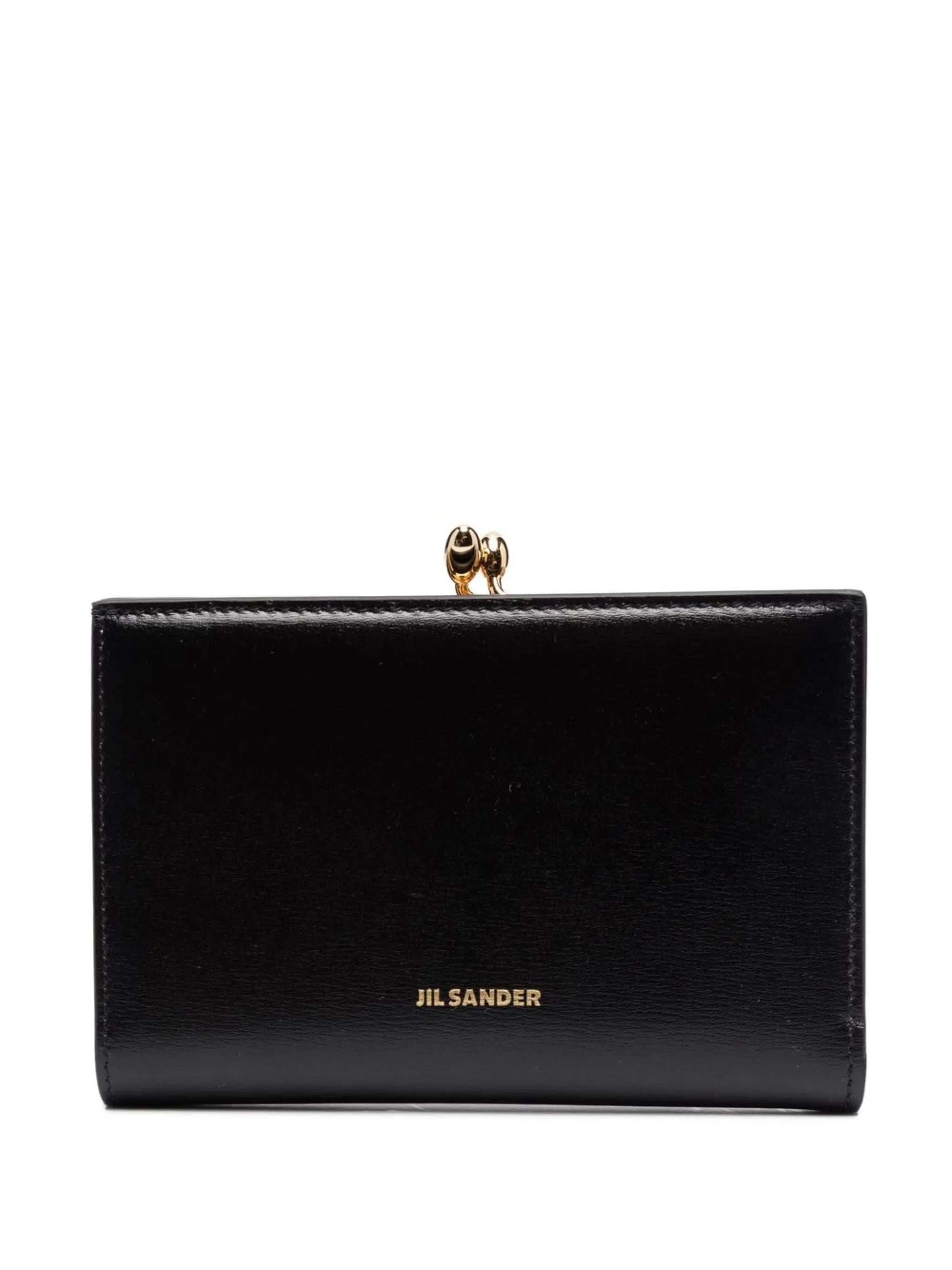 Goji logo clasp wallet