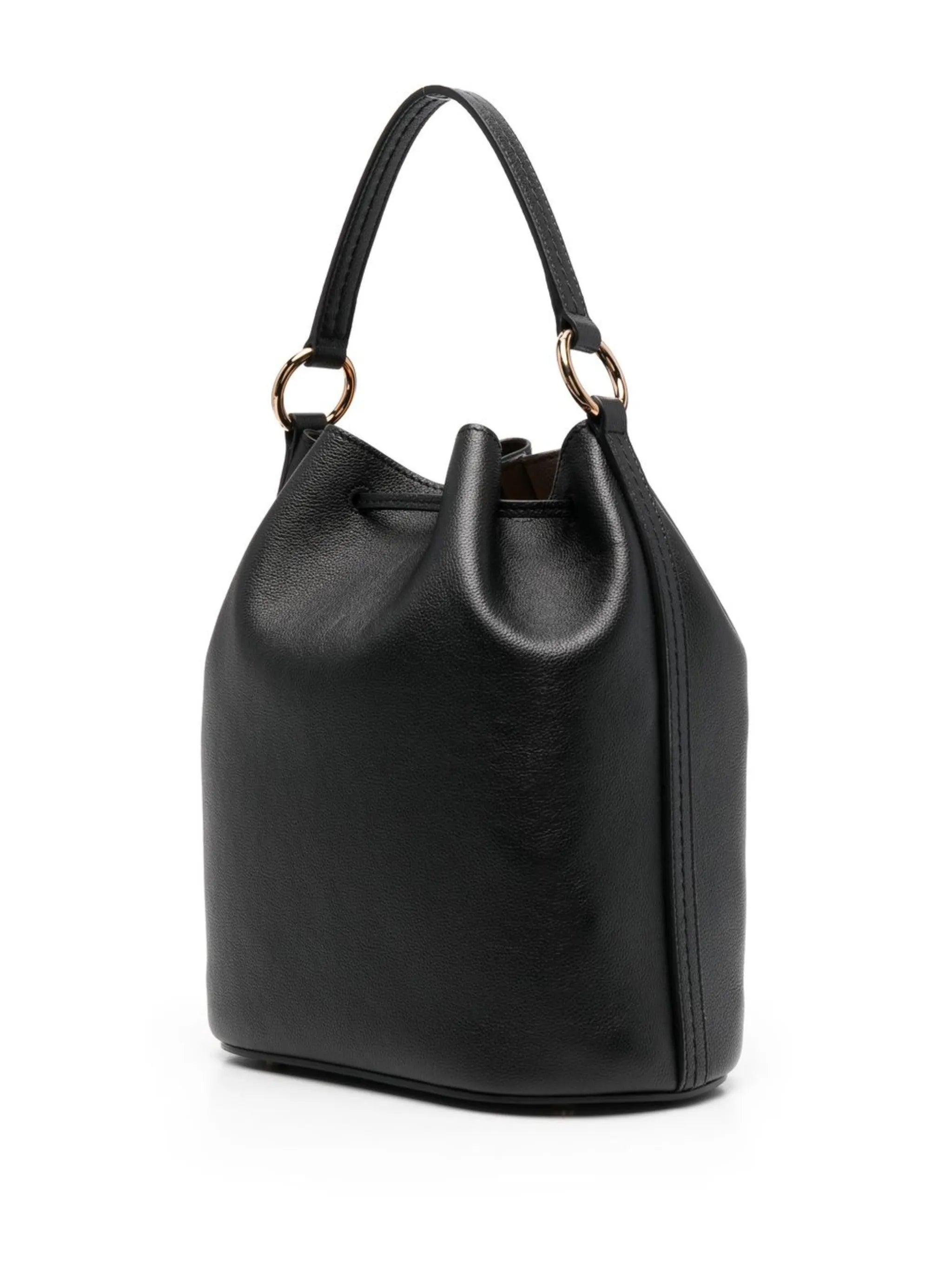 leather bucket bag