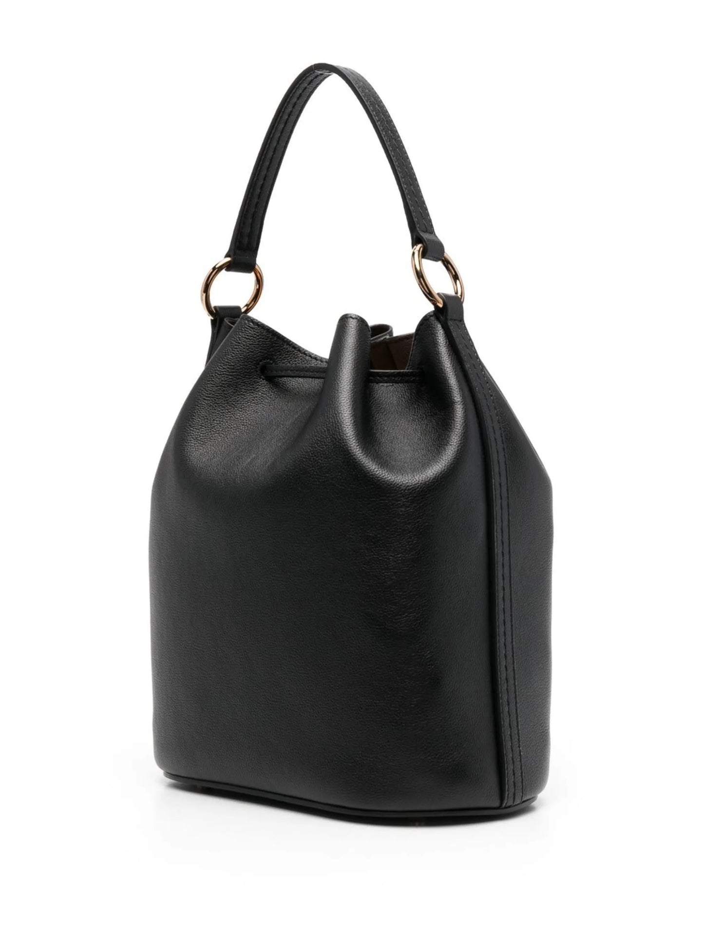 leather bucket bag