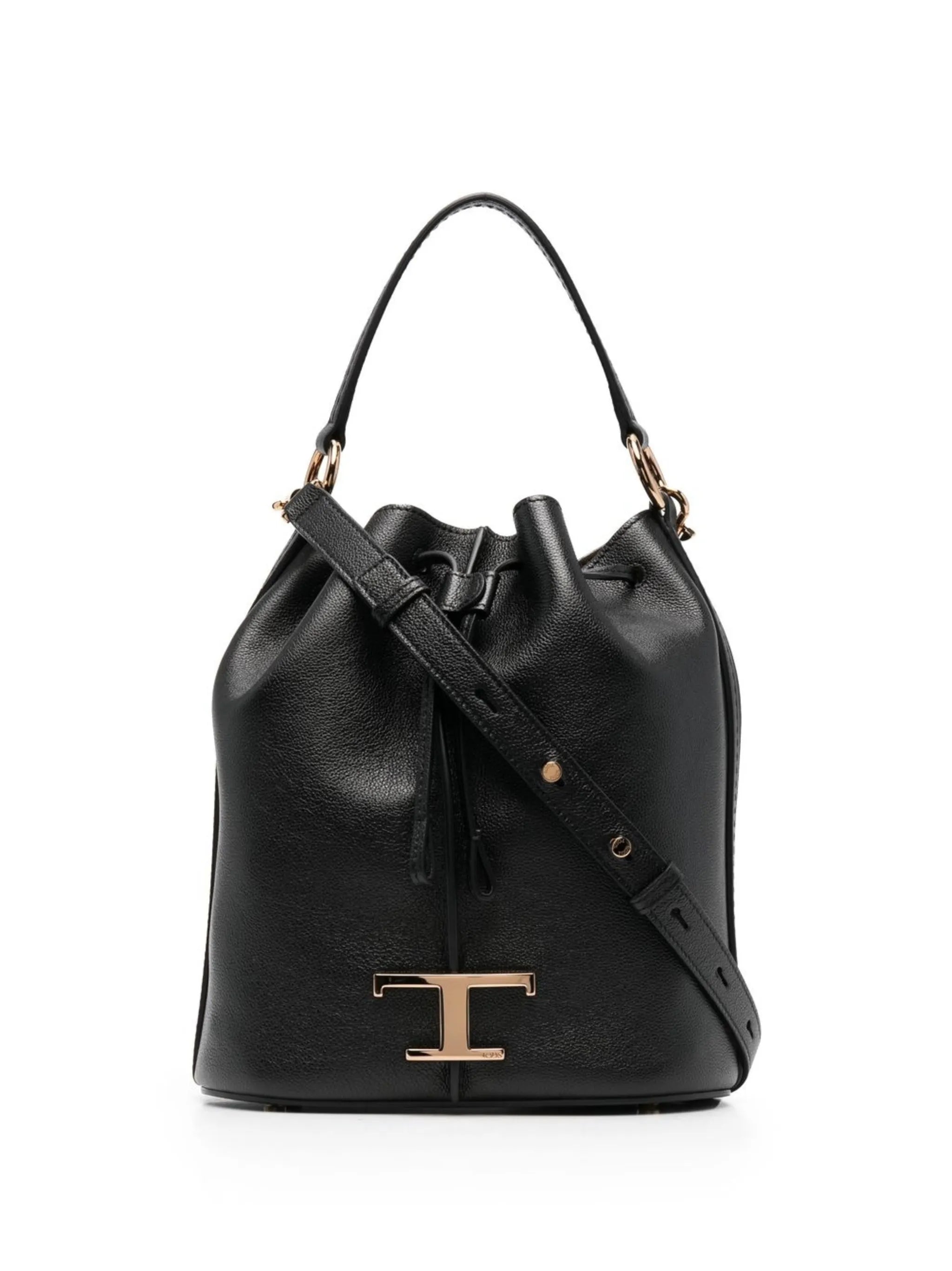 leather bucket bag