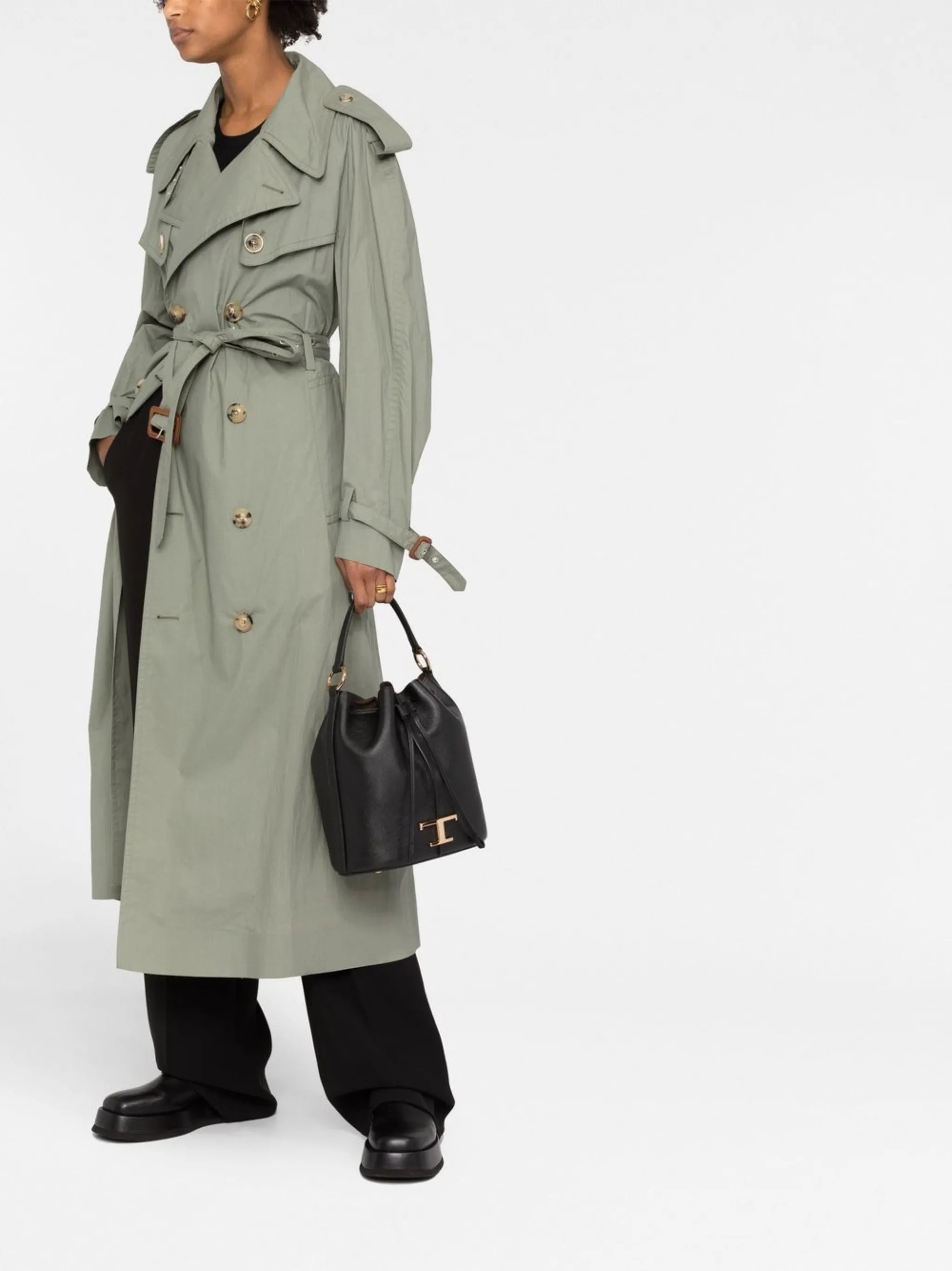 leather bucket bag