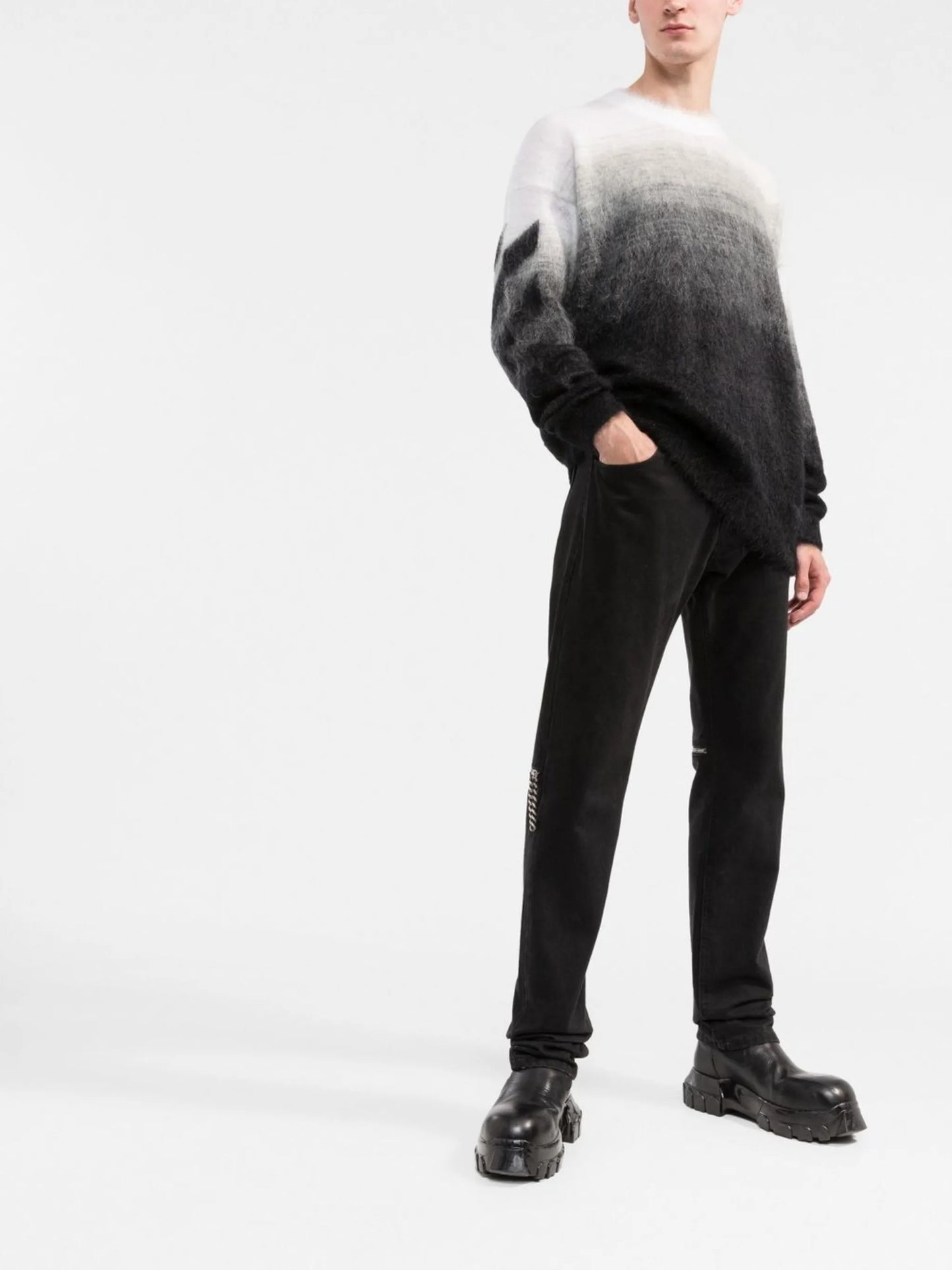 Arrows knitted jumper