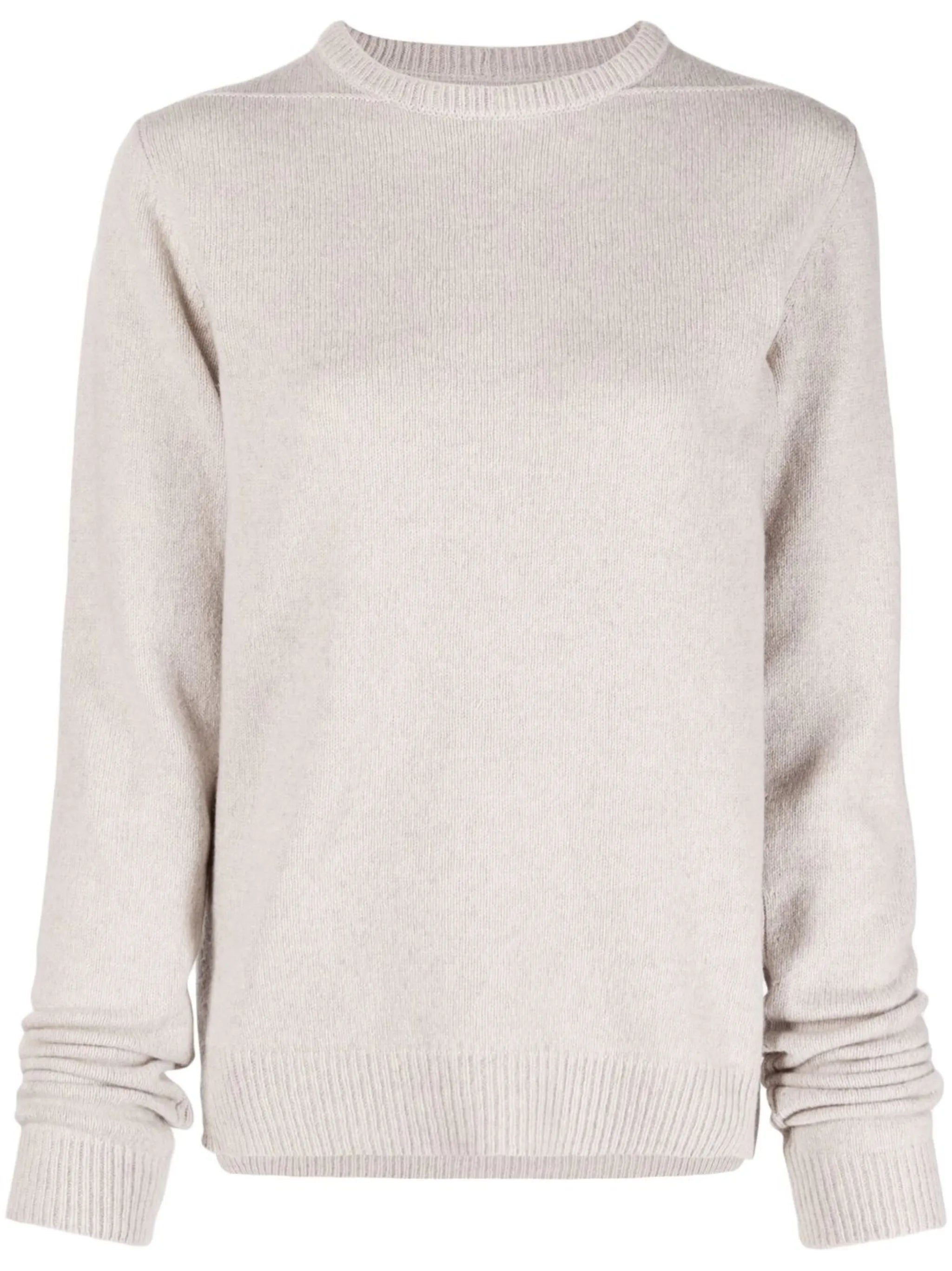 long-sleeve knitted jumper