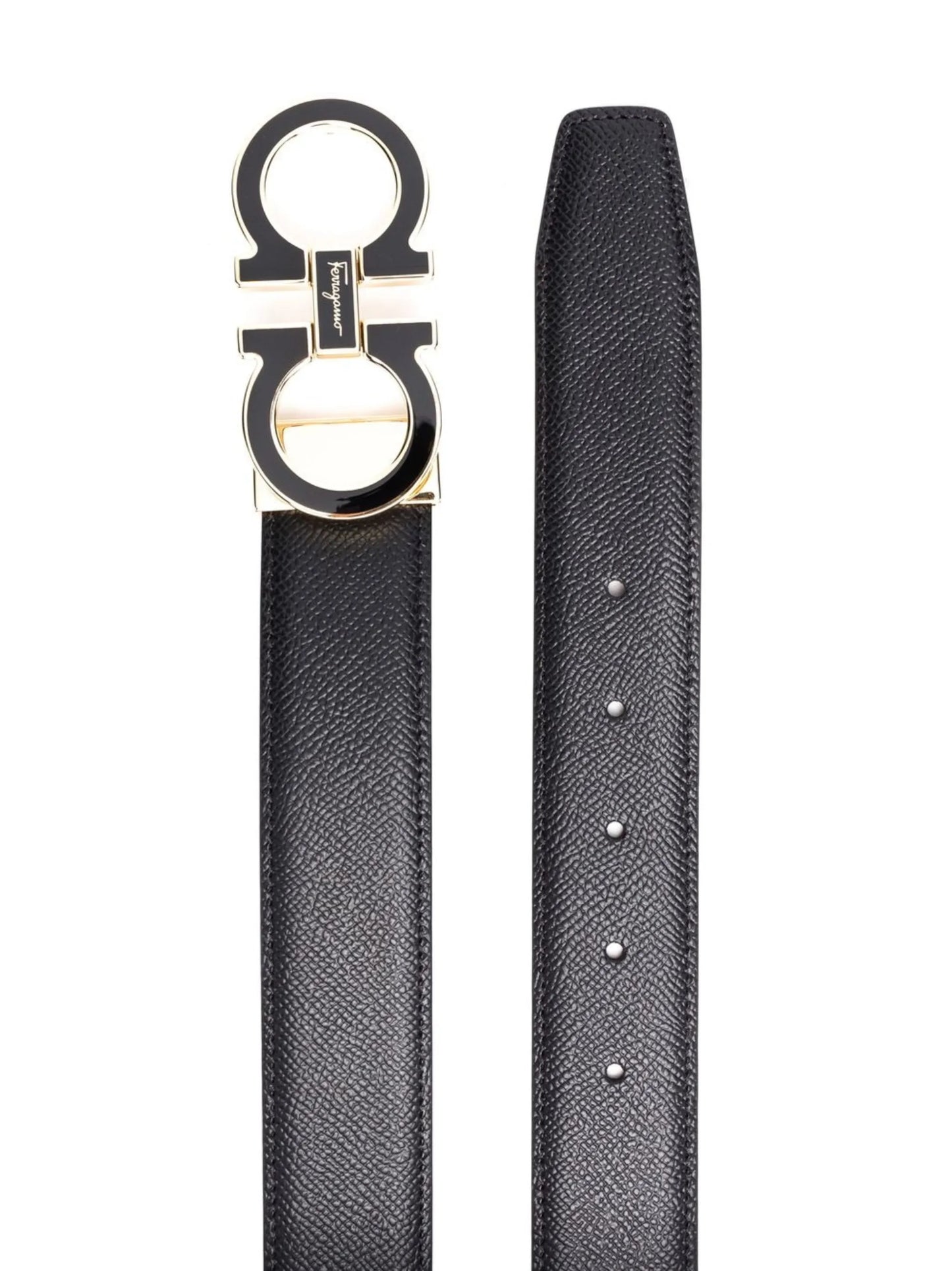 Gancini buckle belt