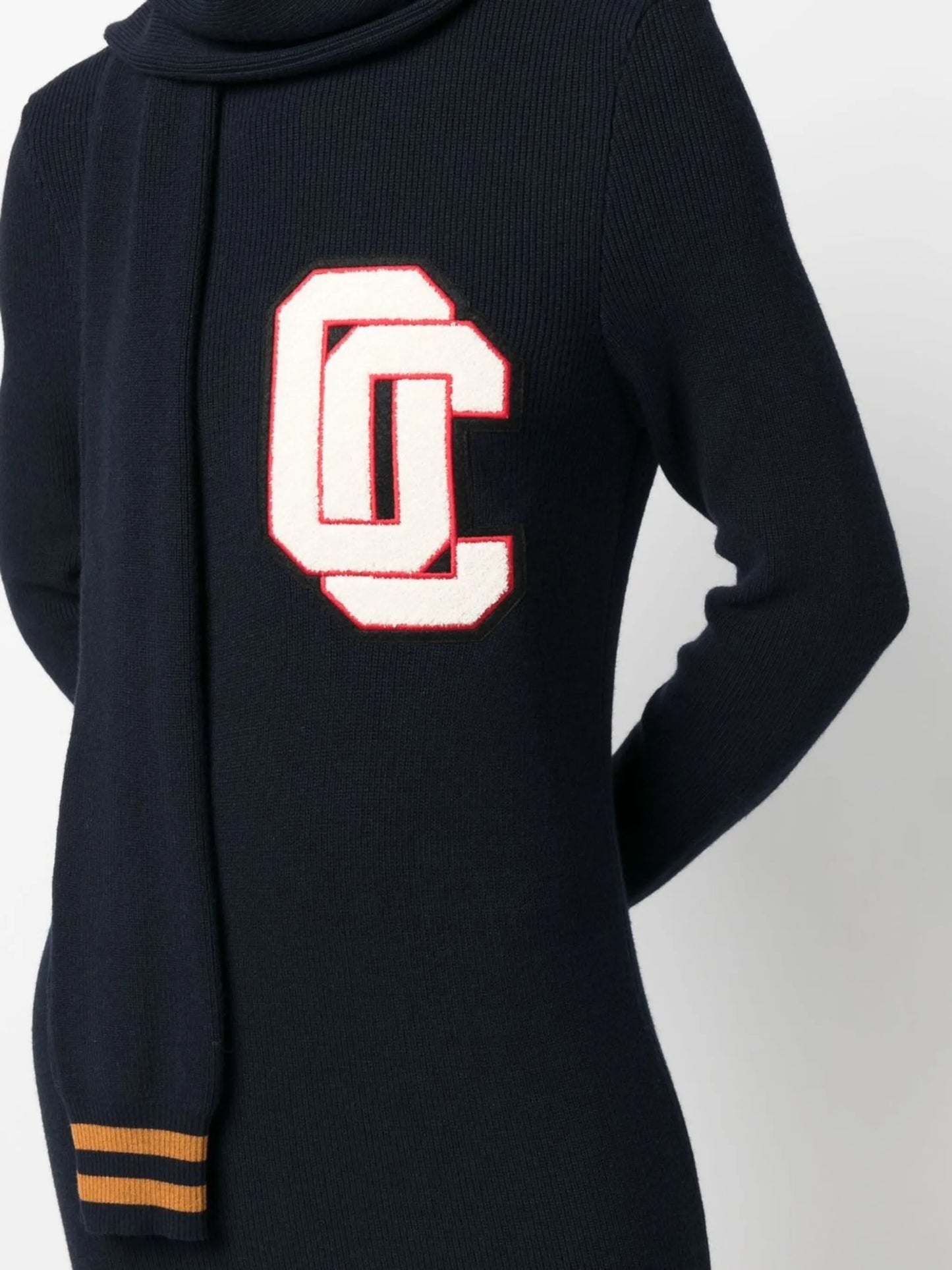 varsity knit dress