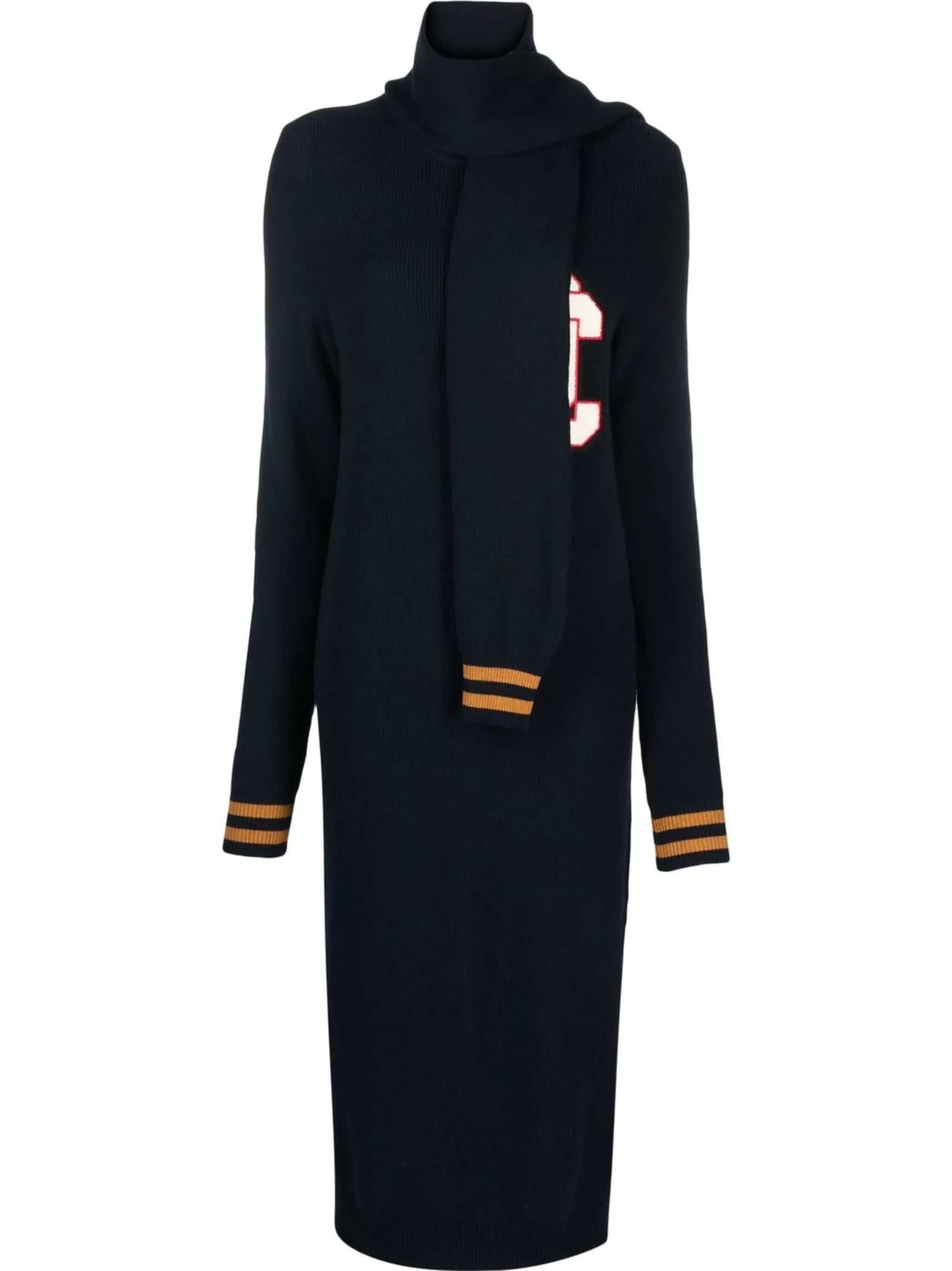 varsity knit dress