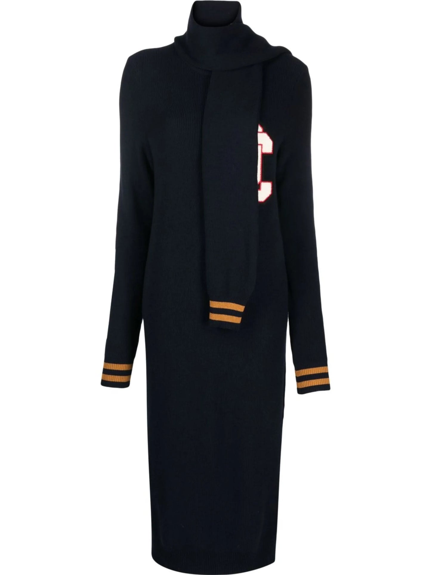 varsity knit dress