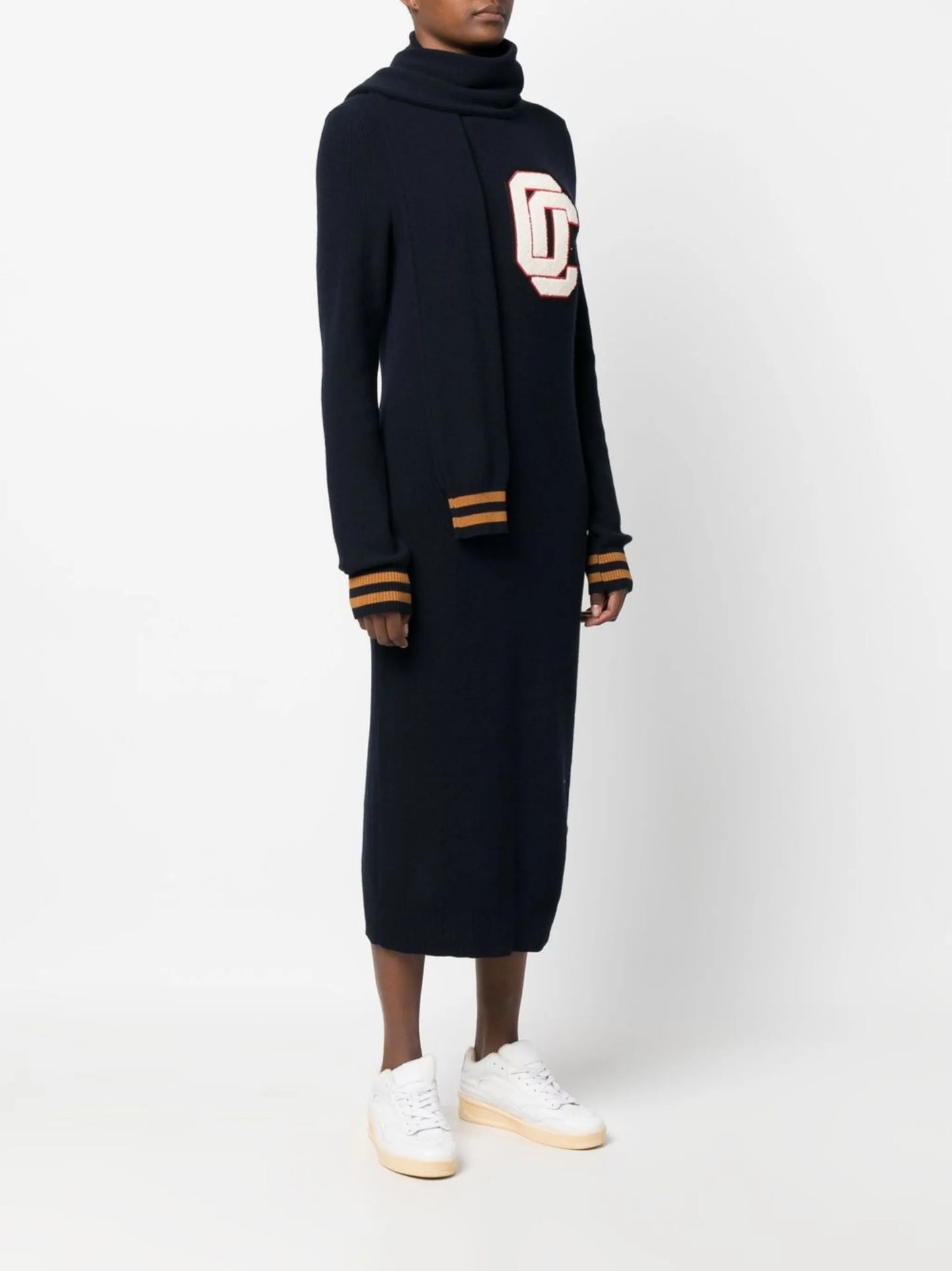 varsity knit dress