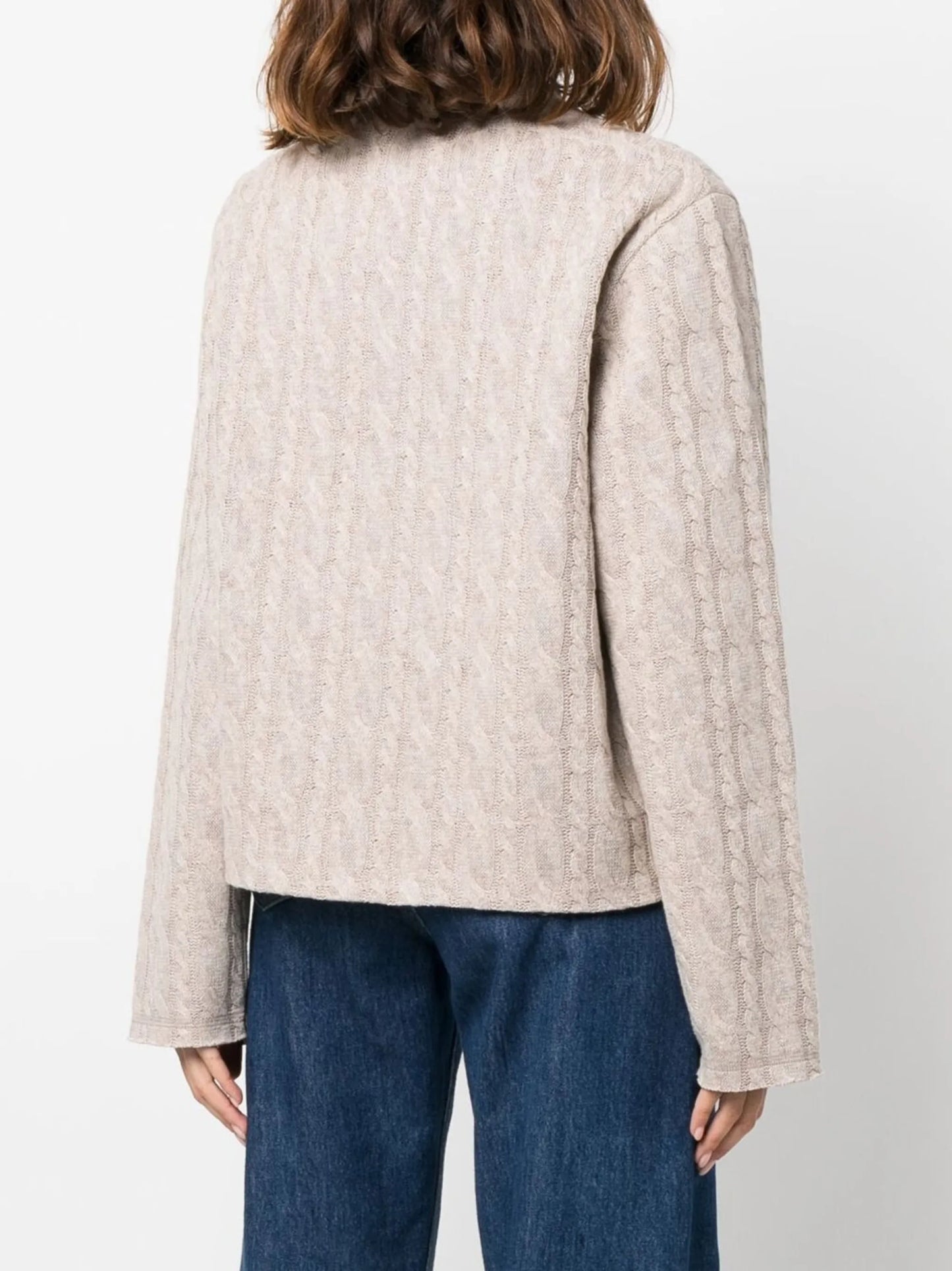 OC Flag bonded-knit cardigan