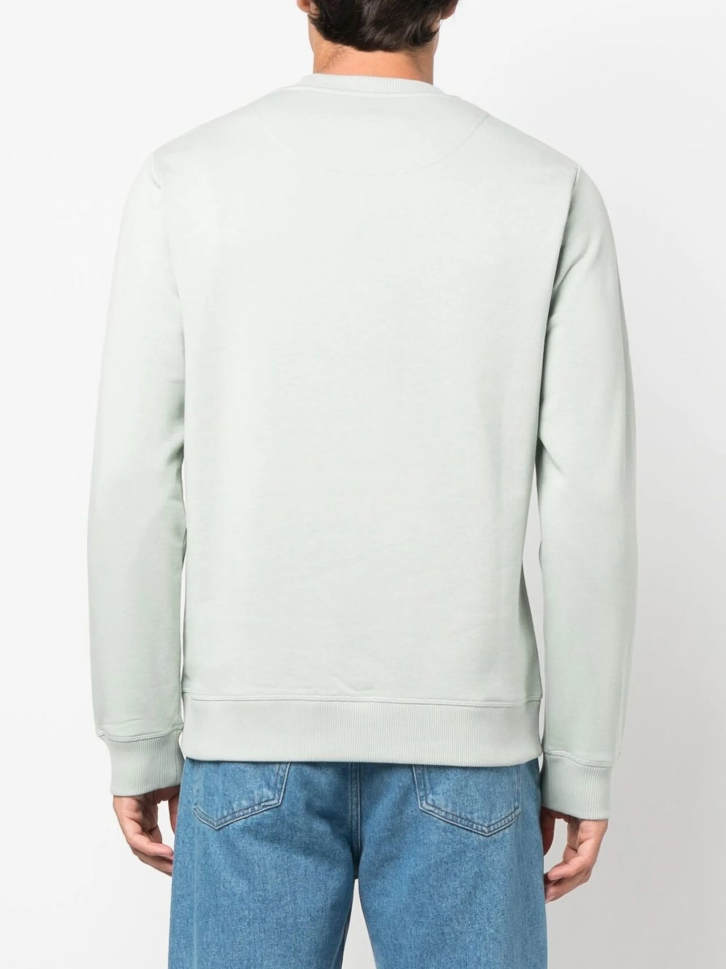 Tiger-print crew-neck sweatshirt