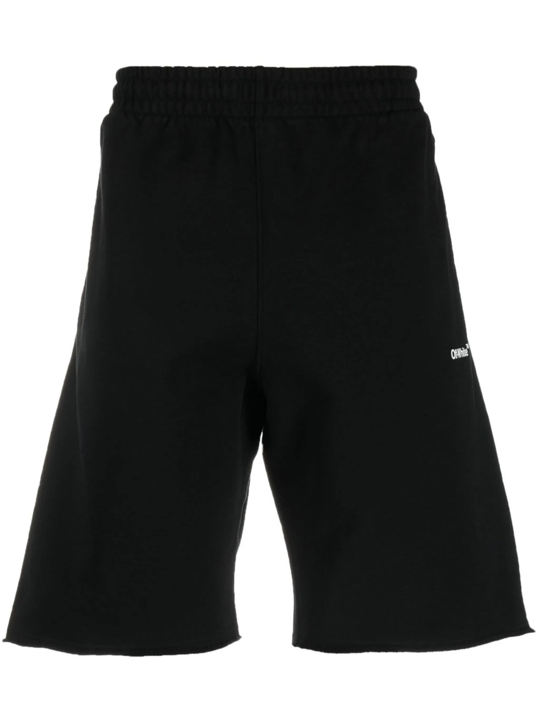 Arrows-print cotton track shorts
