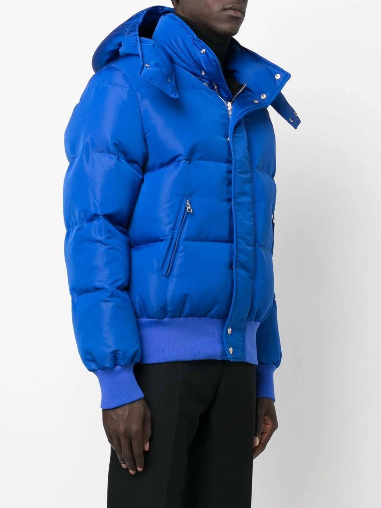 McQueen Graffiti print puffer jacket