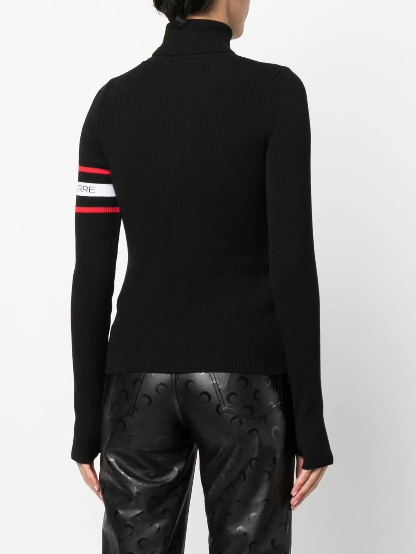 ribbed-knit turtleneck jumper