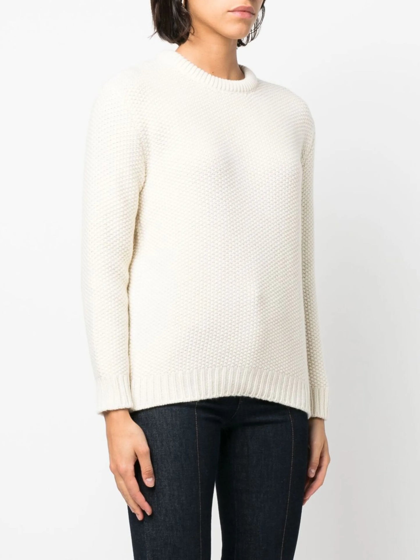 crew-neck cashmere jumper