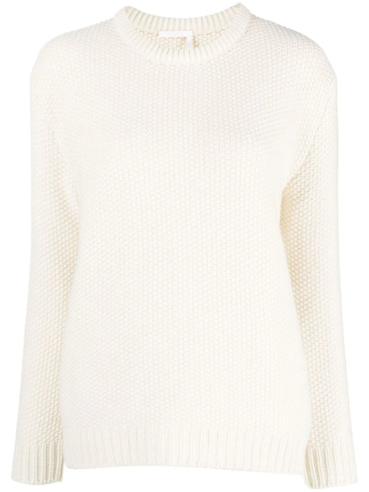 crew-neck cashmere jumper