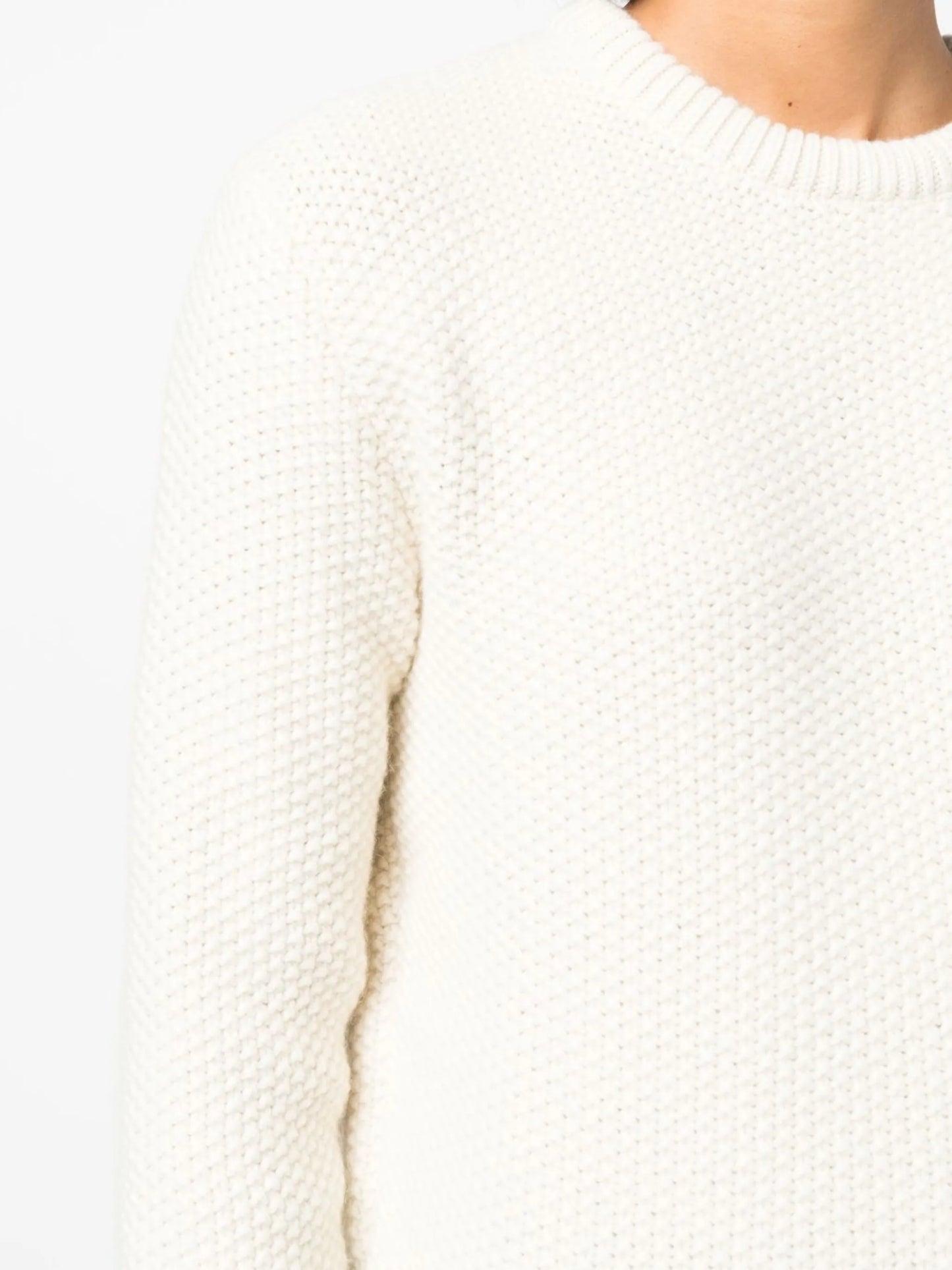 crew-neck cashmere jumper