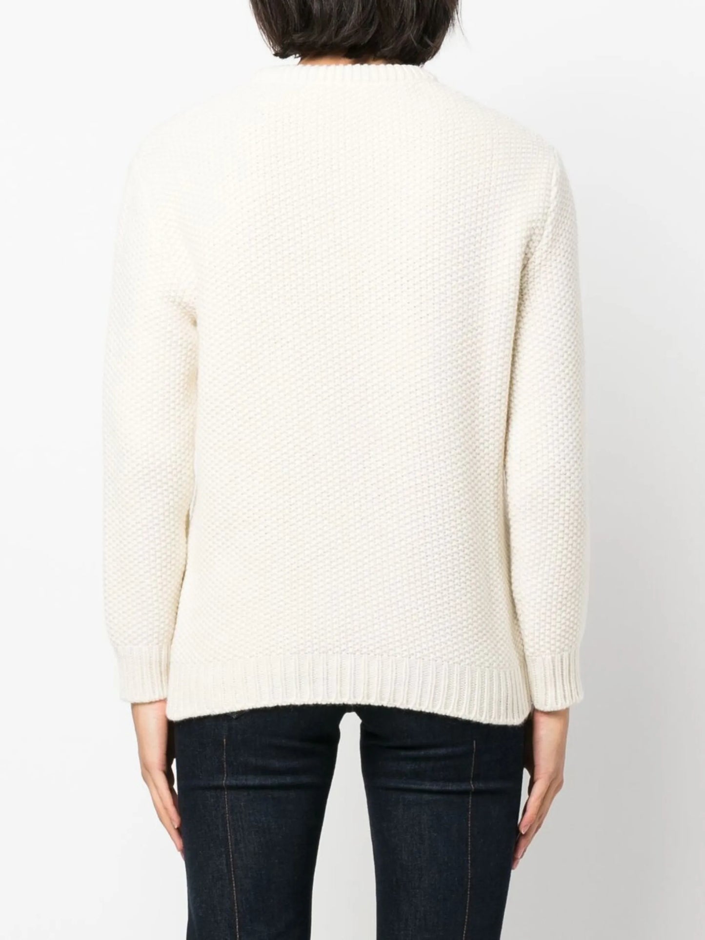 crew-neck cashmere jumper