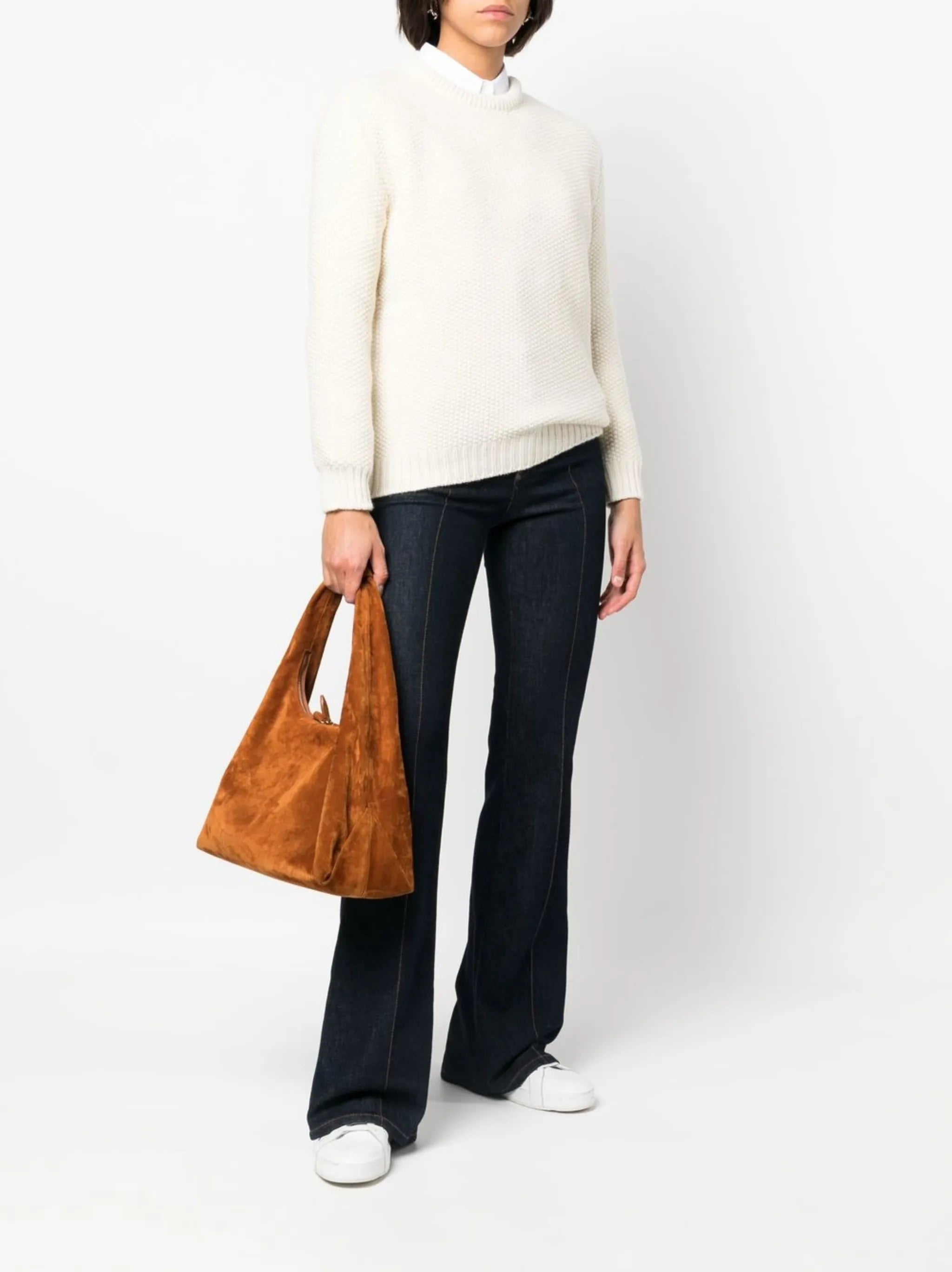 crew-neck cashmere jumper