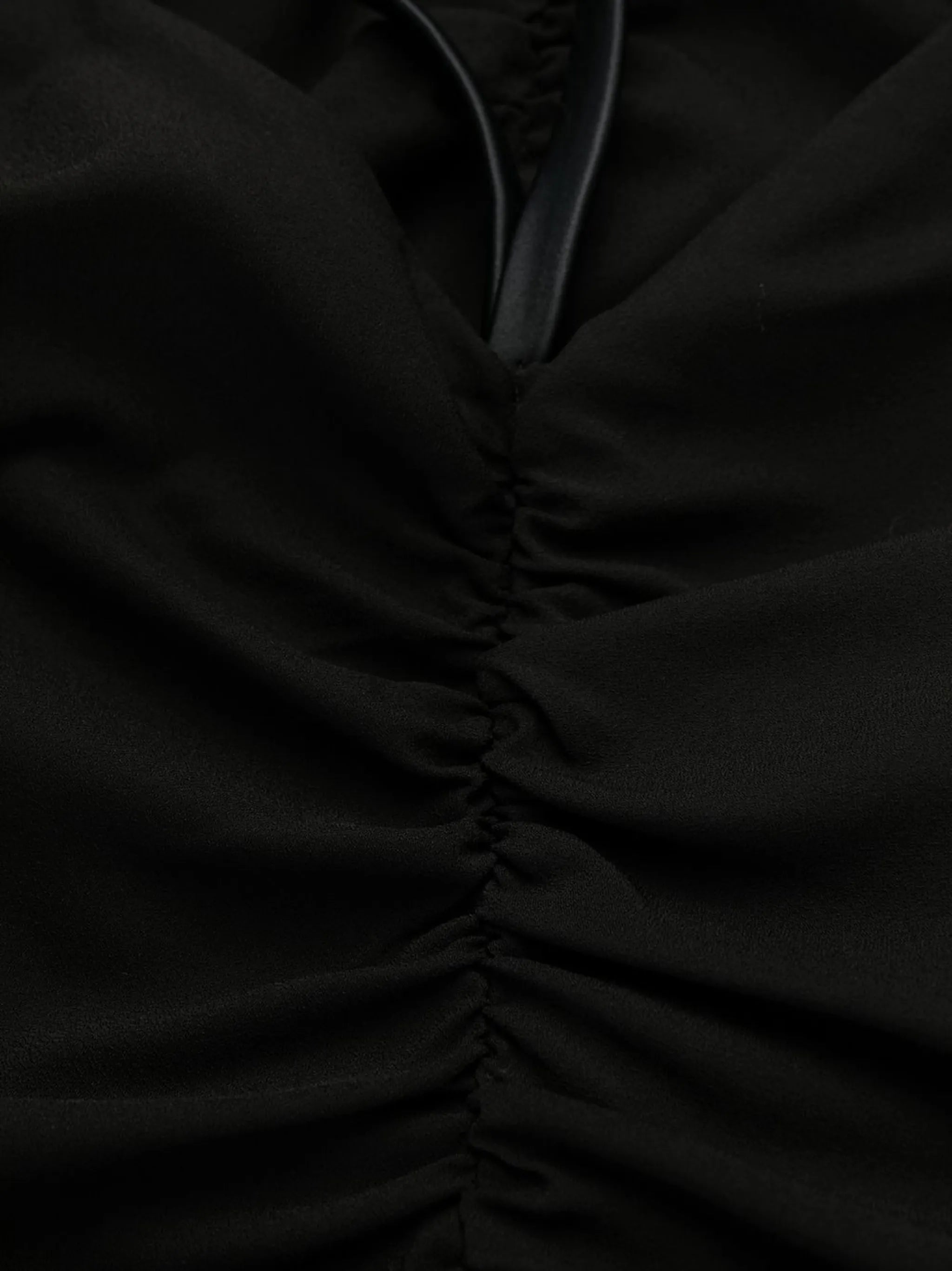 Medusa Head ruched midi dress