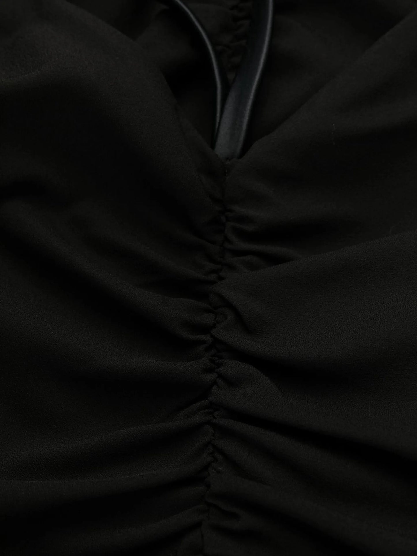 Medusa Head ruched midi dress