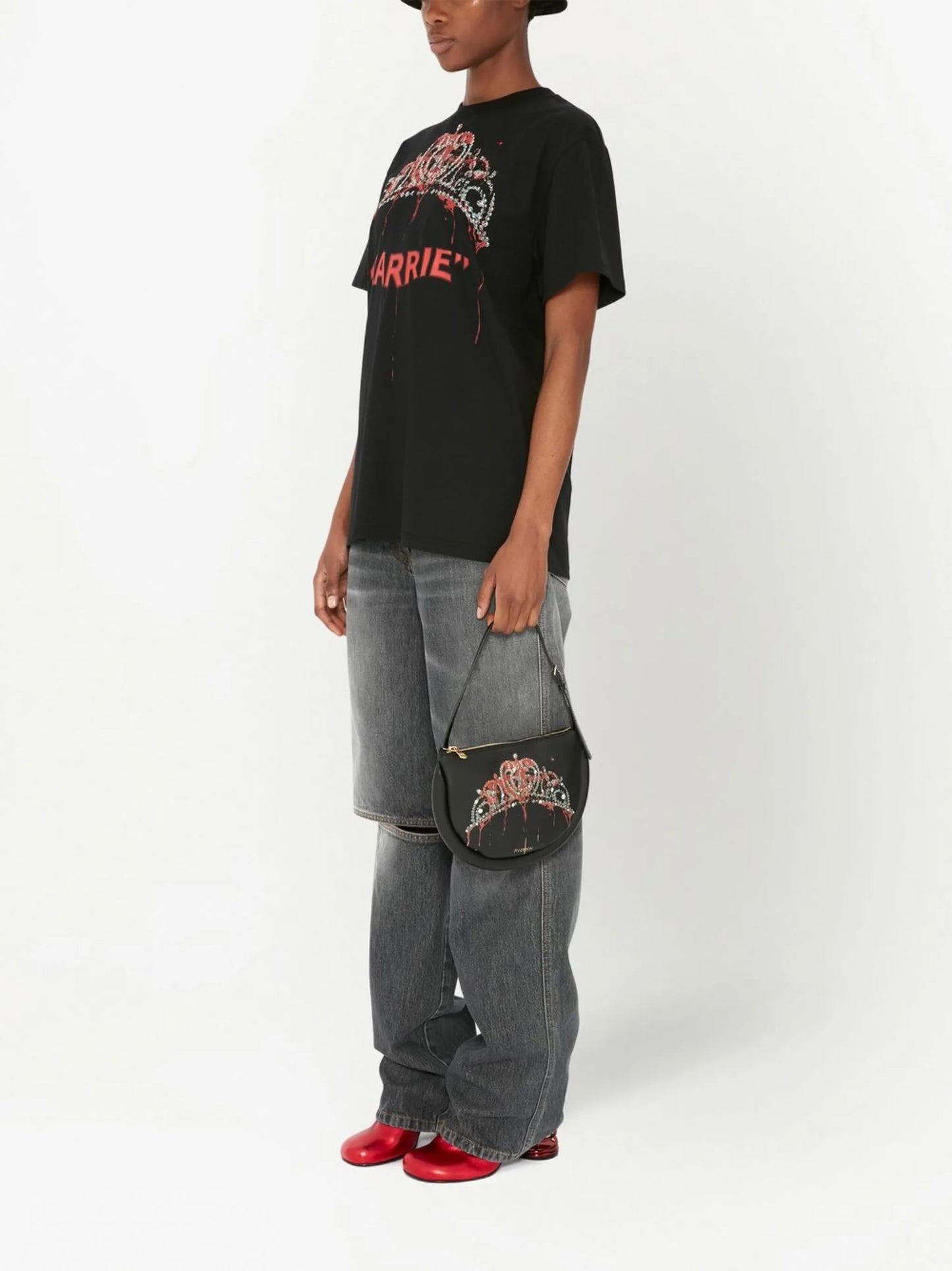 Carrie-print cotton T-shirt