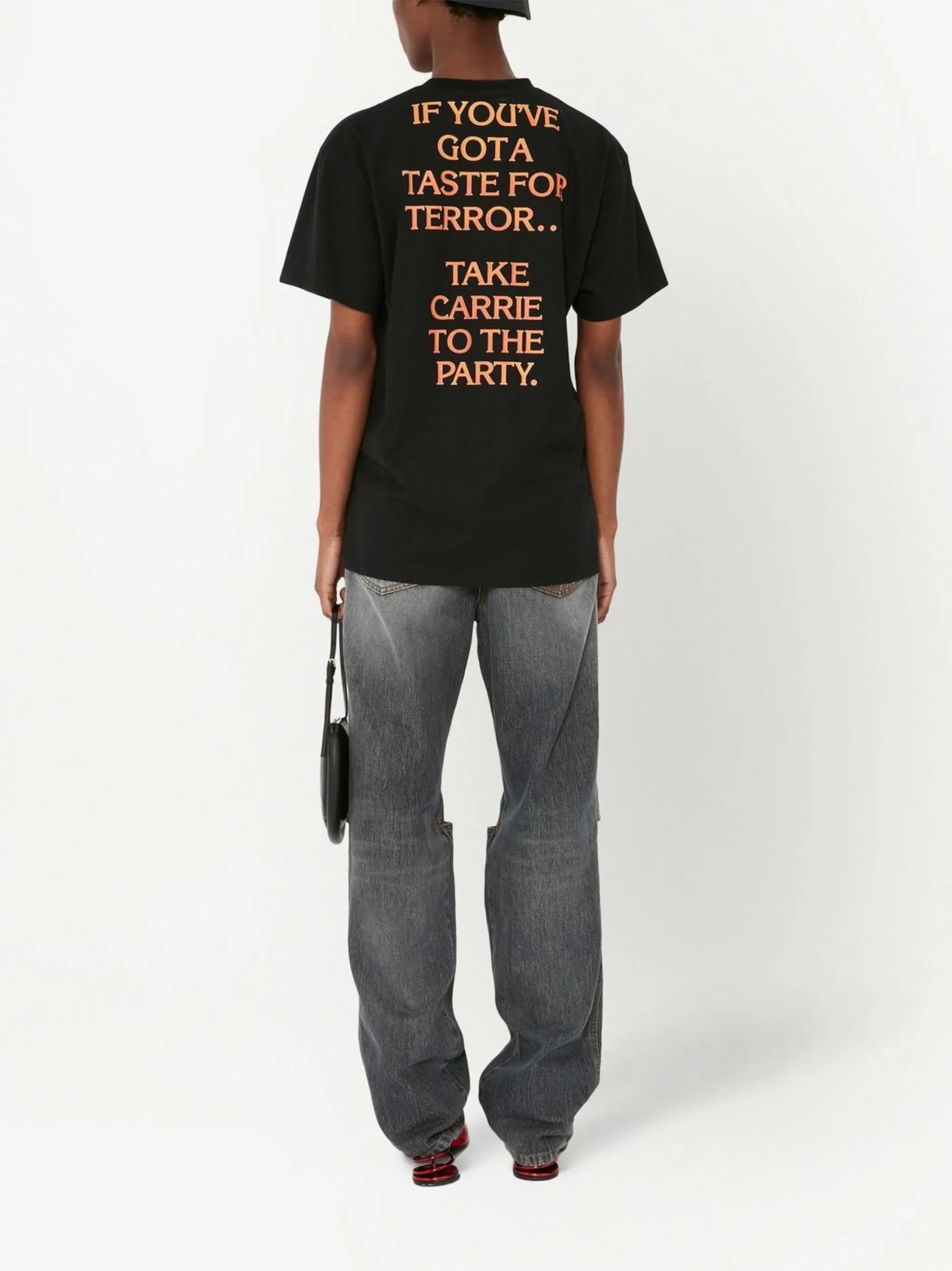 Carrie-print cotton T-shirt