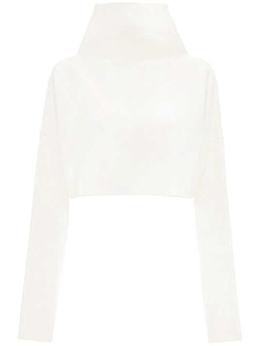 cut-out detailed cropped jumper