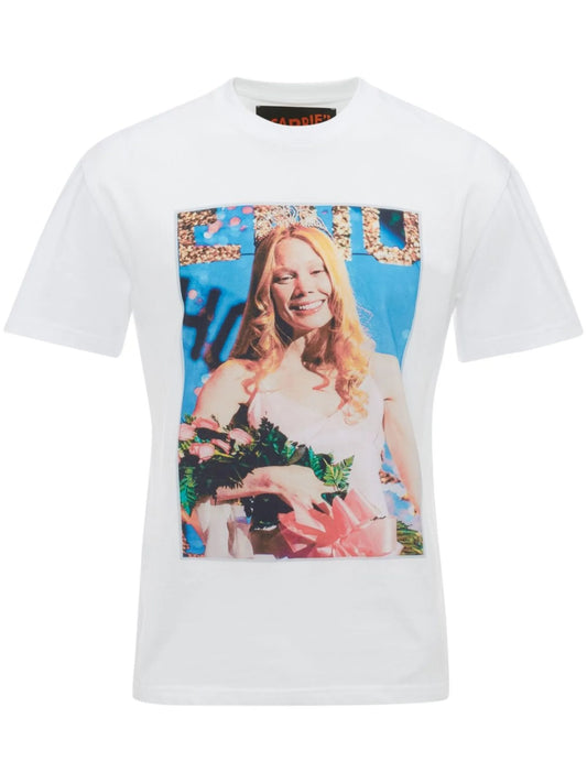 Carrie-print short sleeve T-shirt