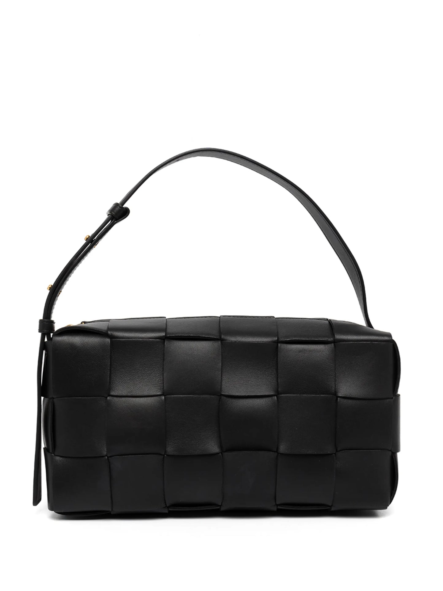 Cassette leather shoulder bag