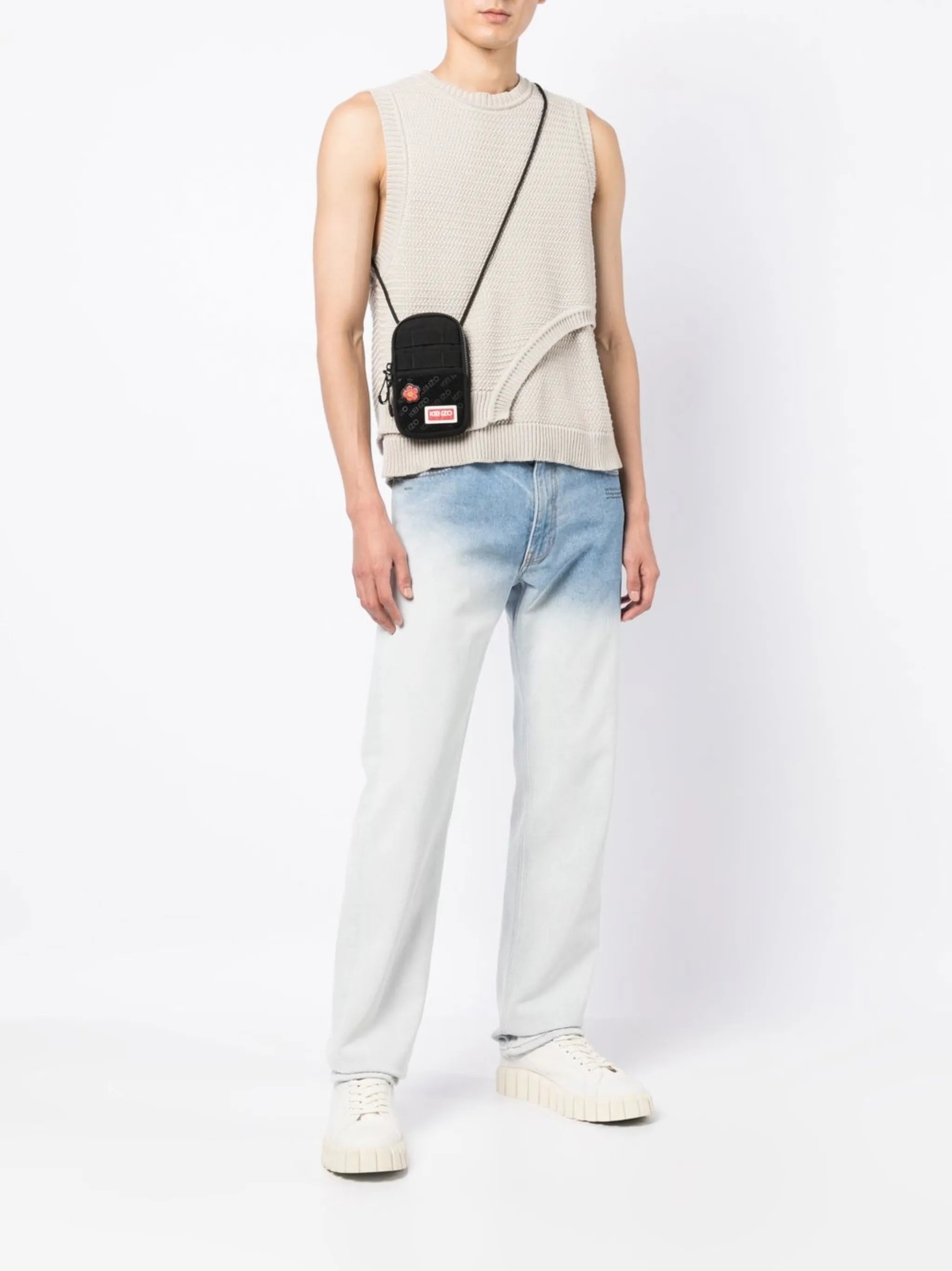 logo-patch messenger bag