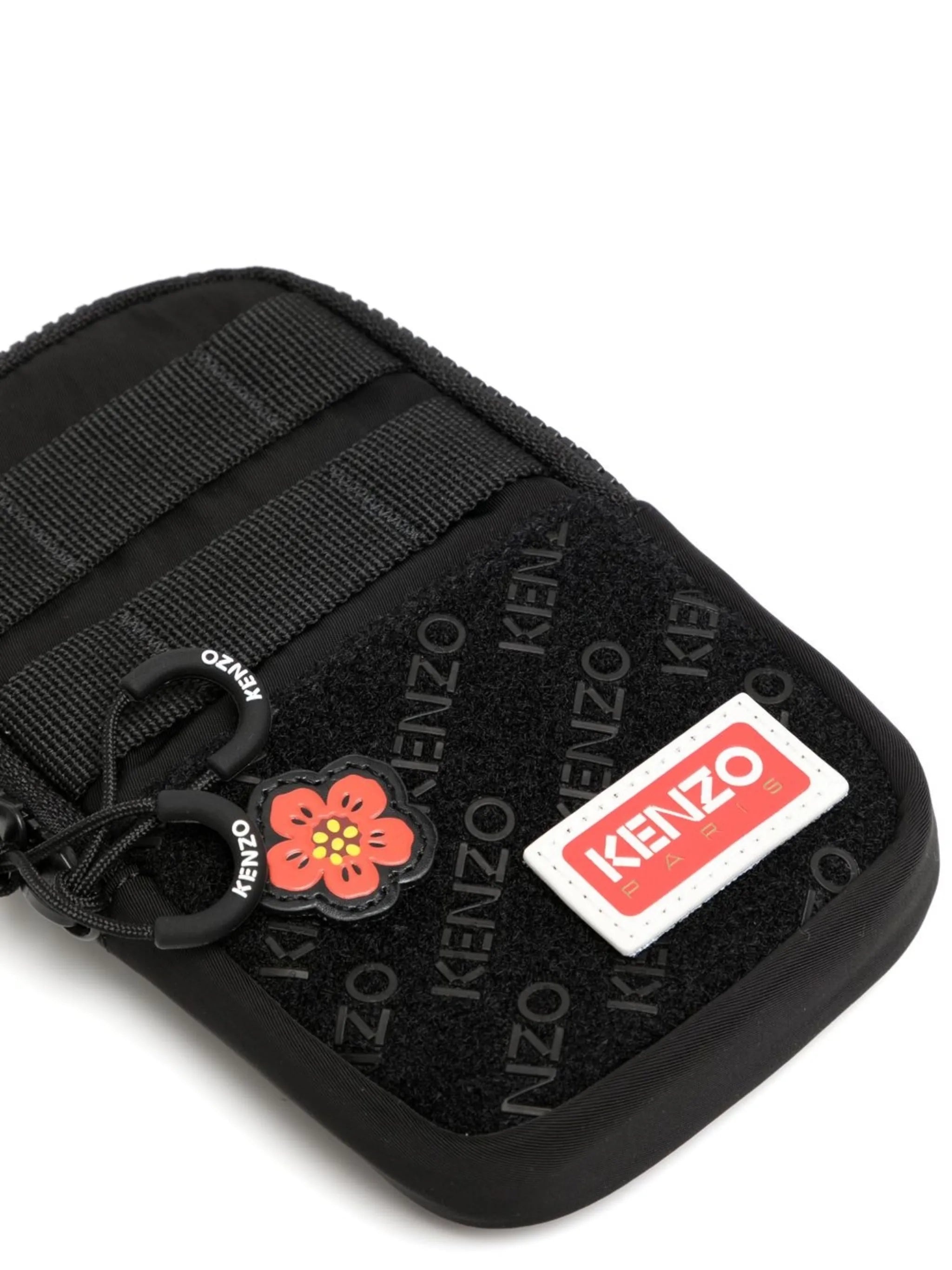 logo-patch messenger bag