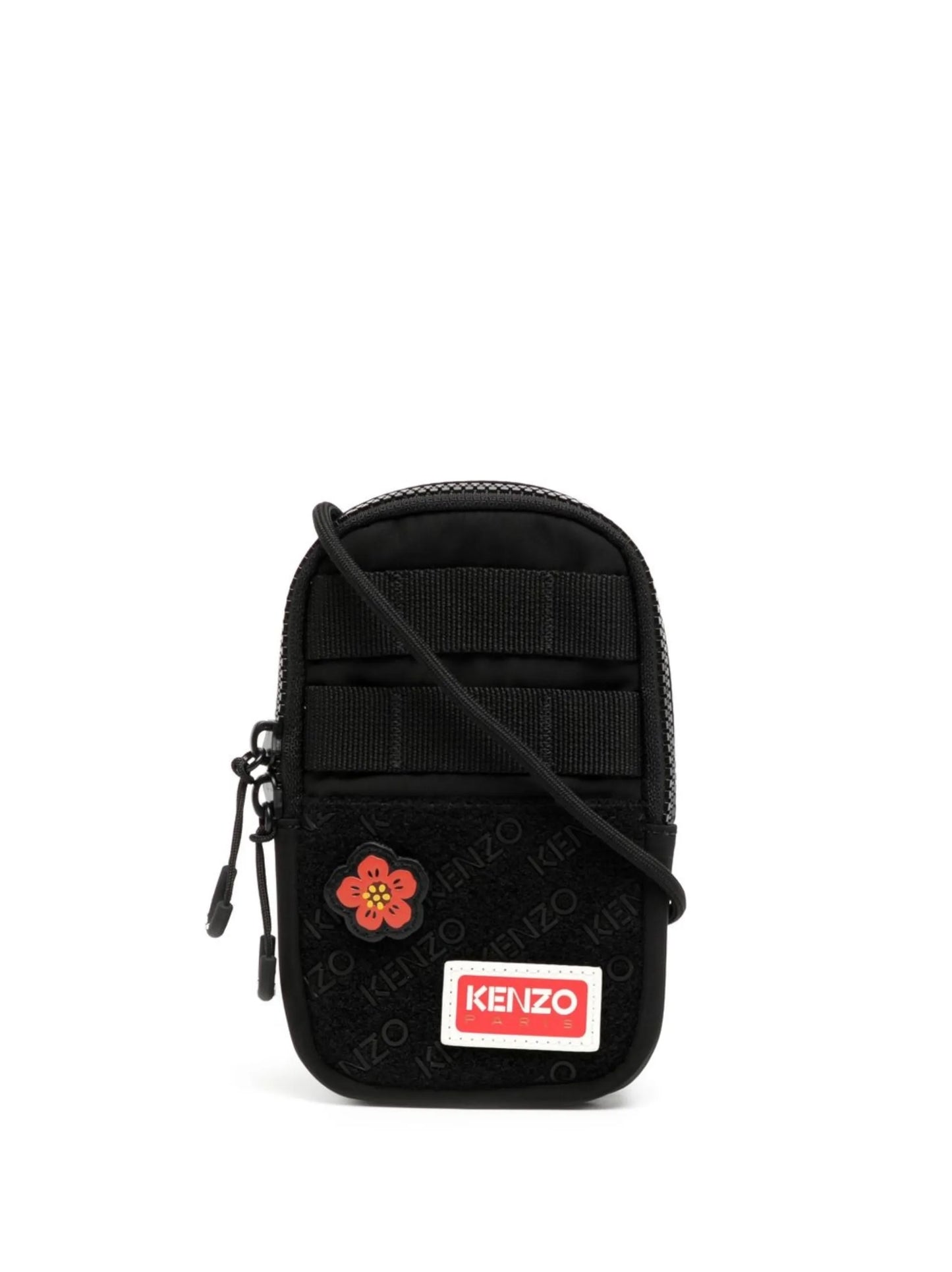 logo-patch messenger bag