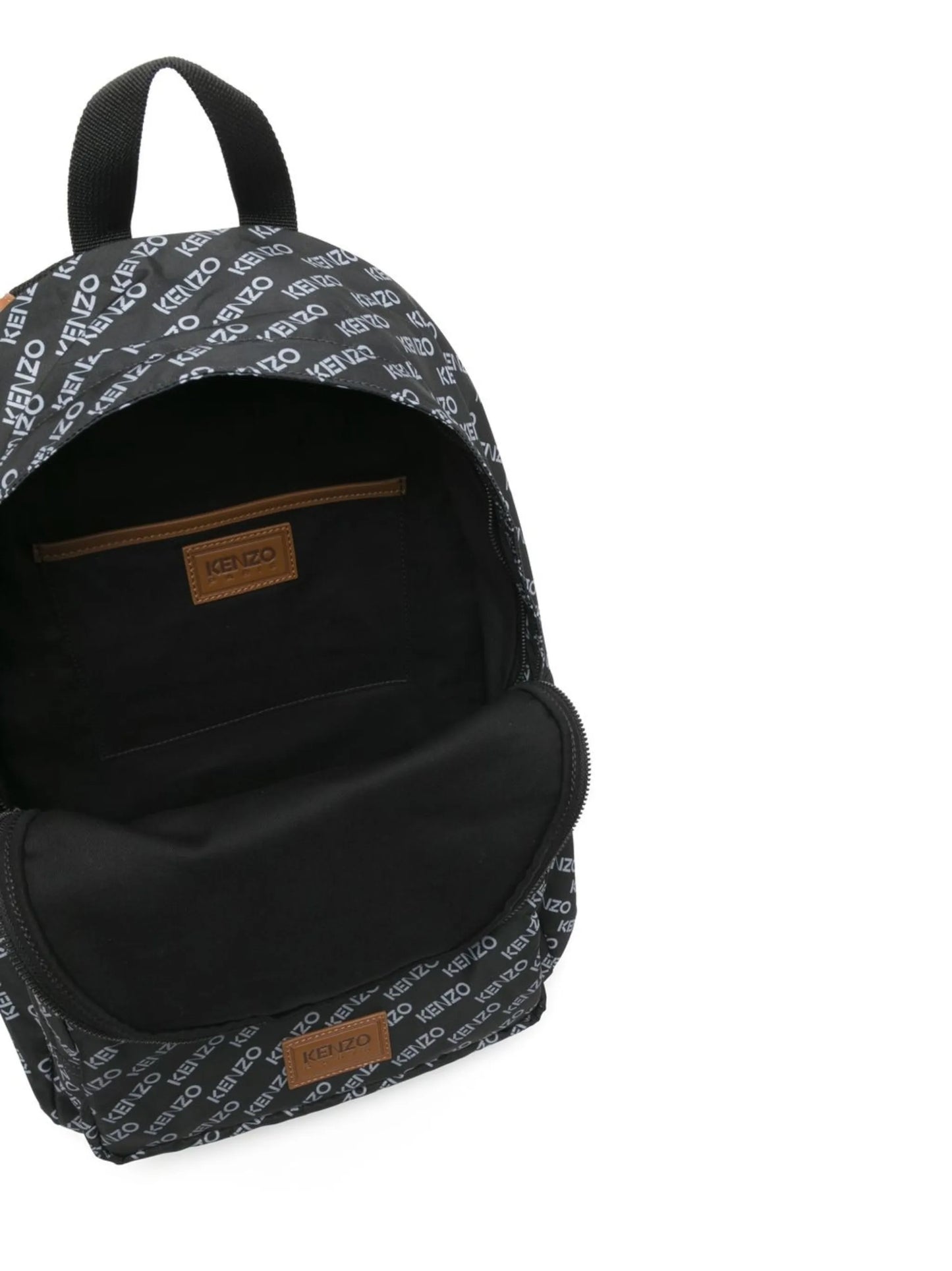 logo-print backpack