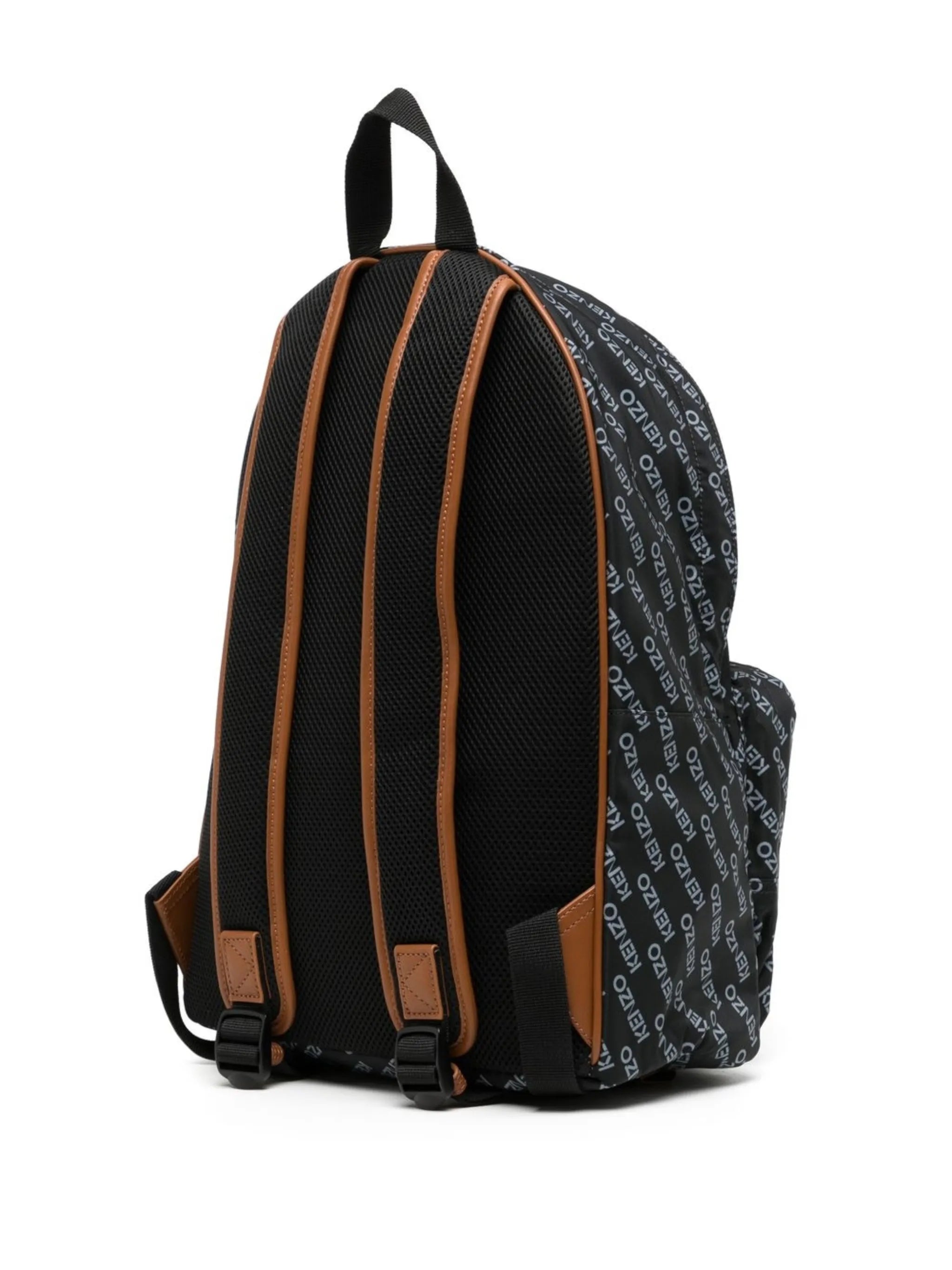 logo-print backpack