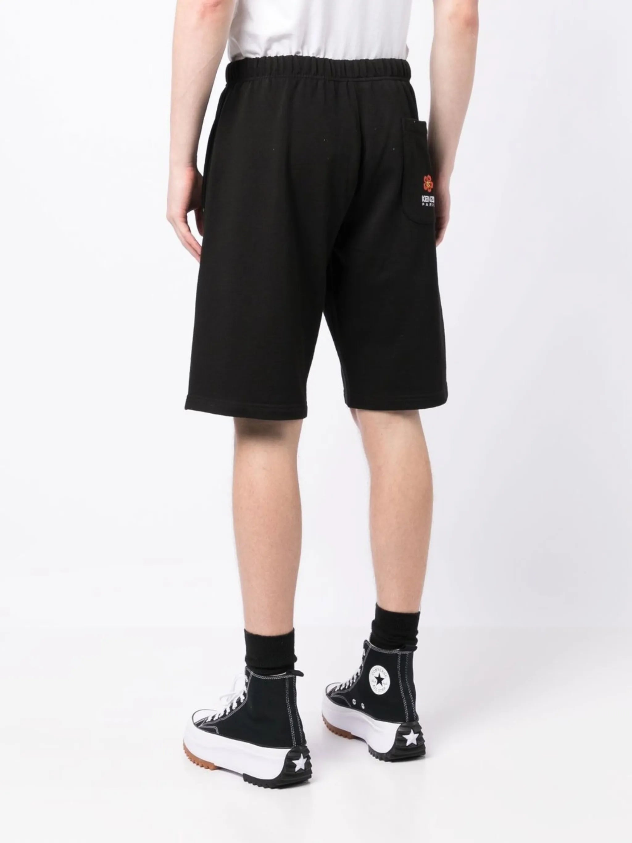 logo-embroidered track shorts