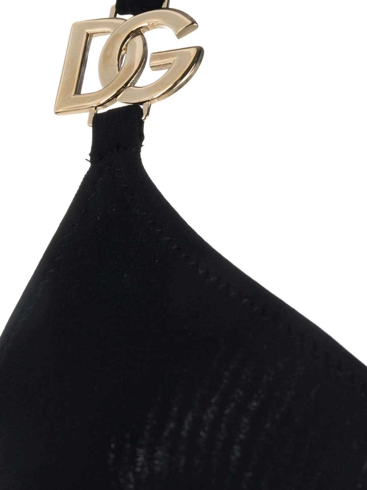 logo-plaque halterneck bikini set