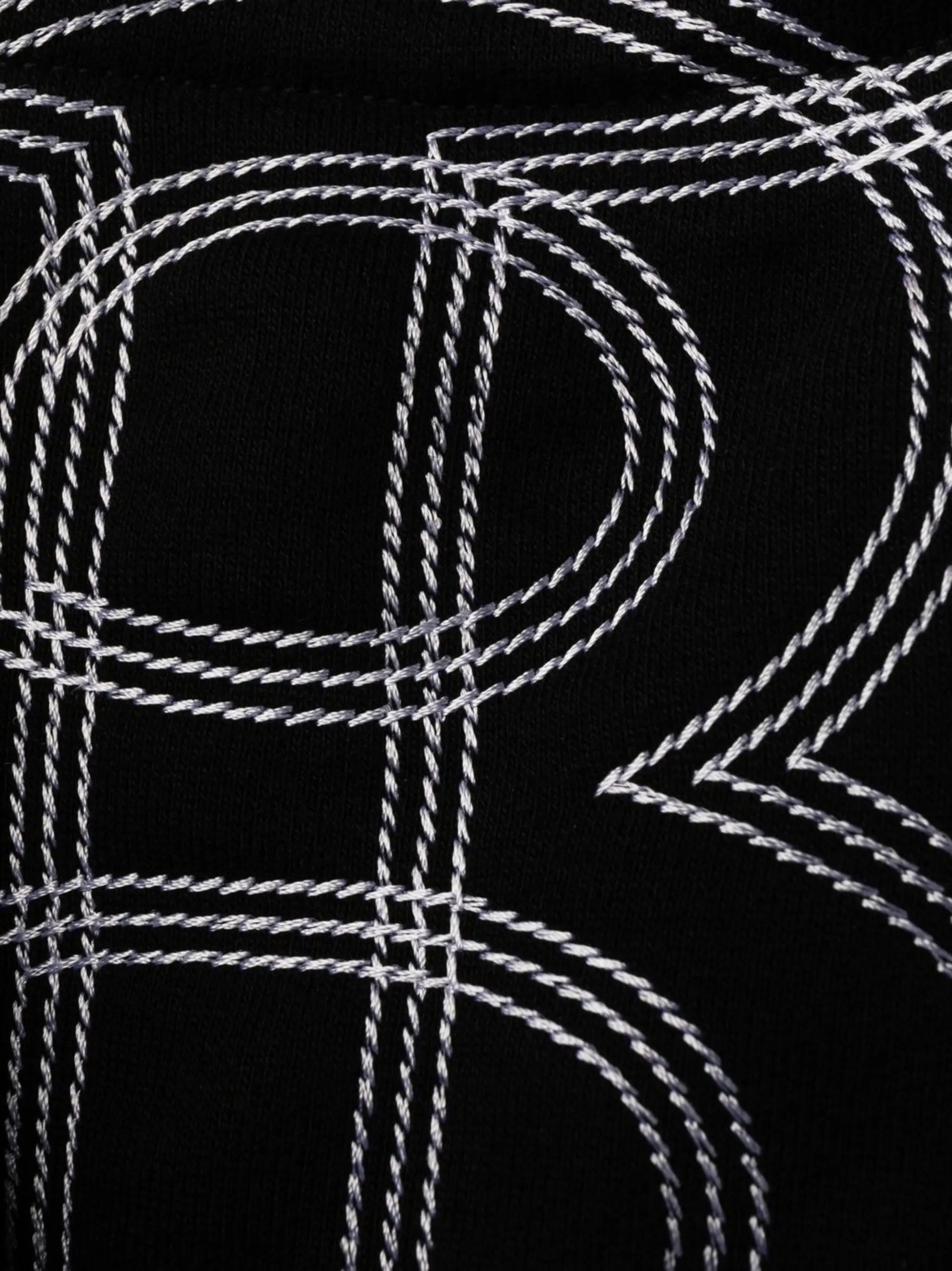 embroidered-logo tapered track pants