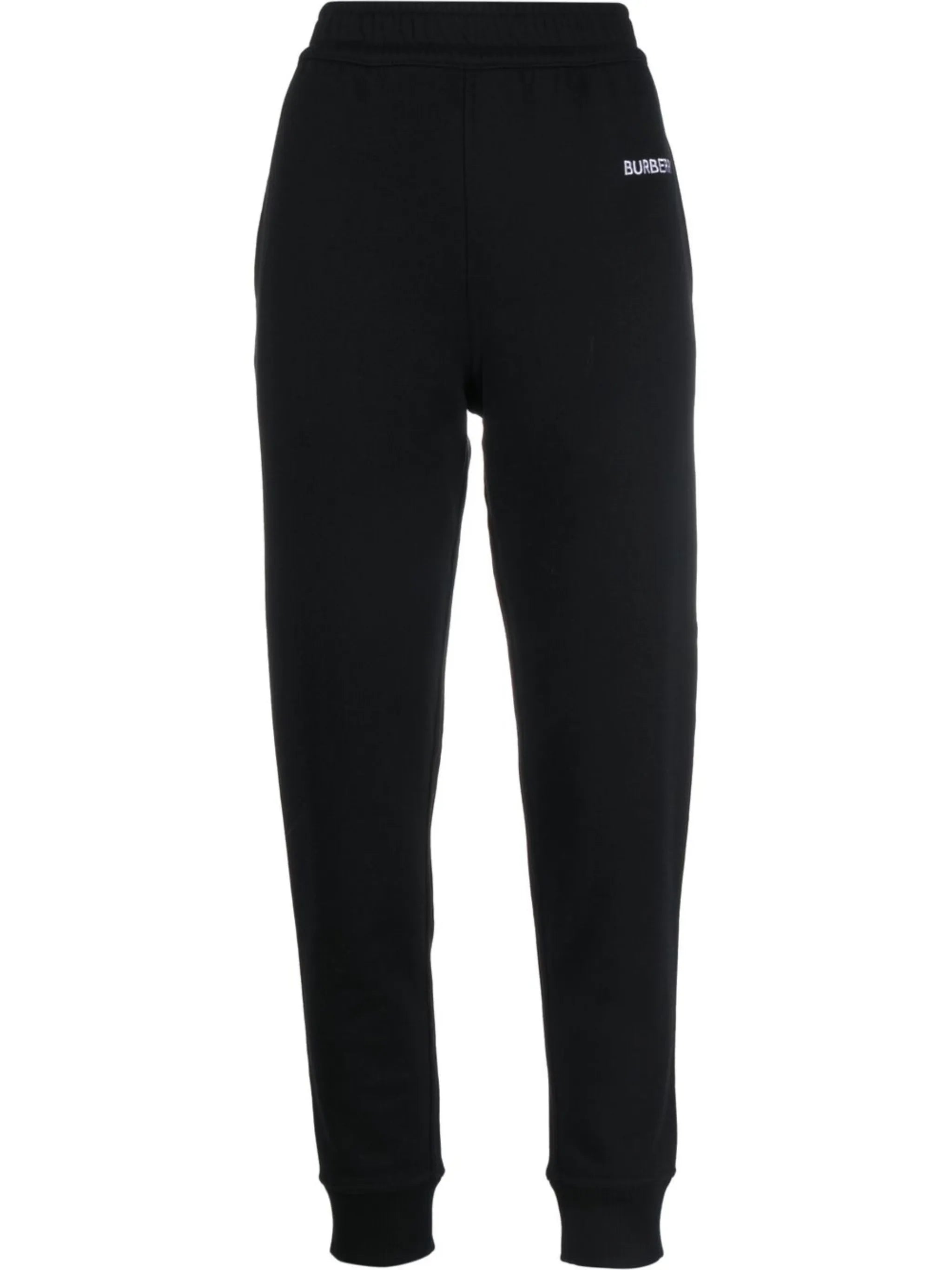 embroidered-logo tapered track pants
