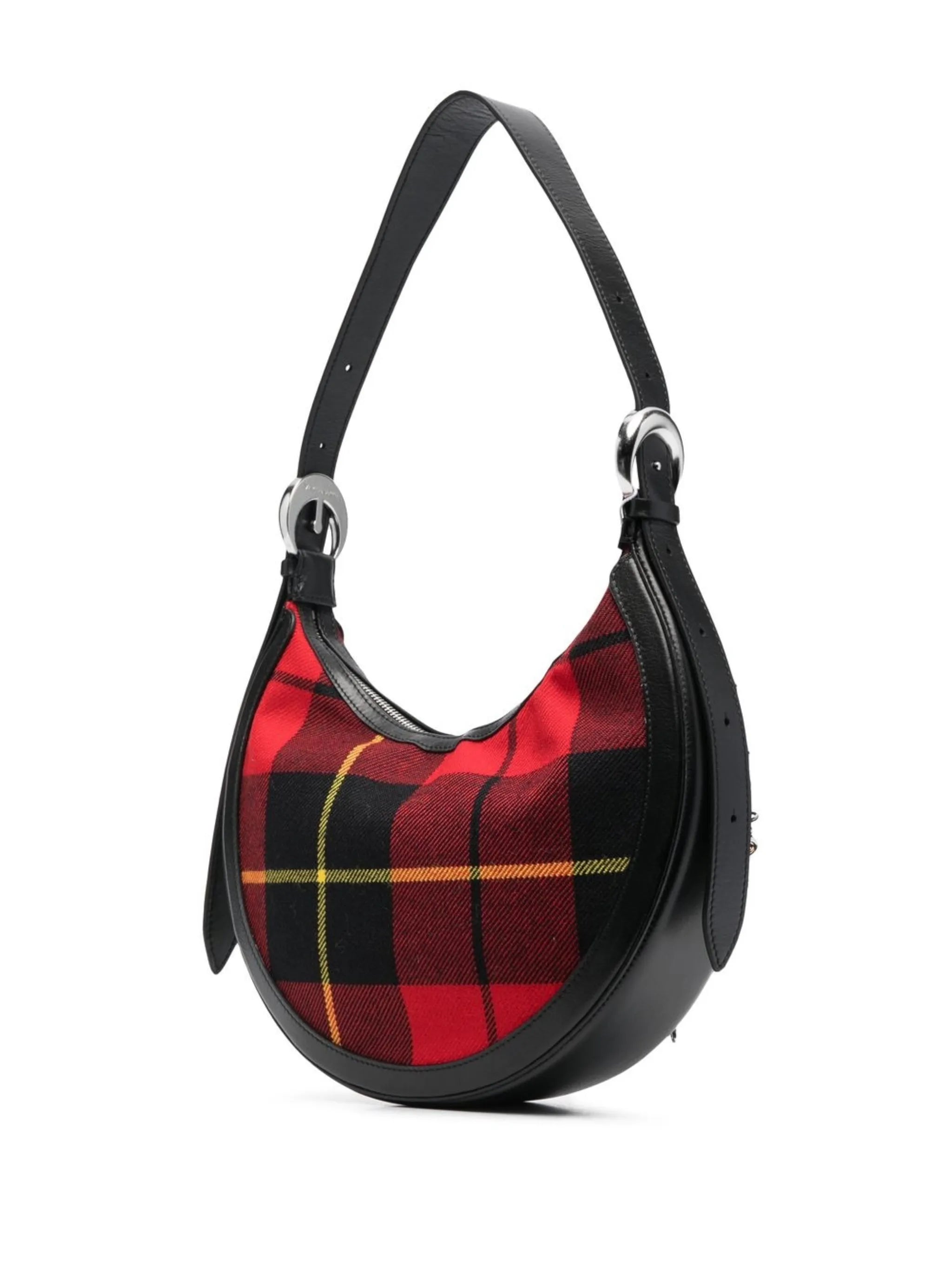 Eclips tartan-check shoulder bag