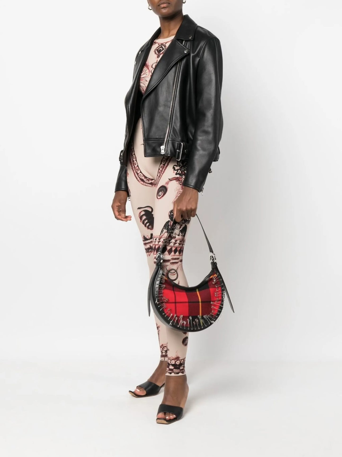 Eclips tartan-check shoulder bag