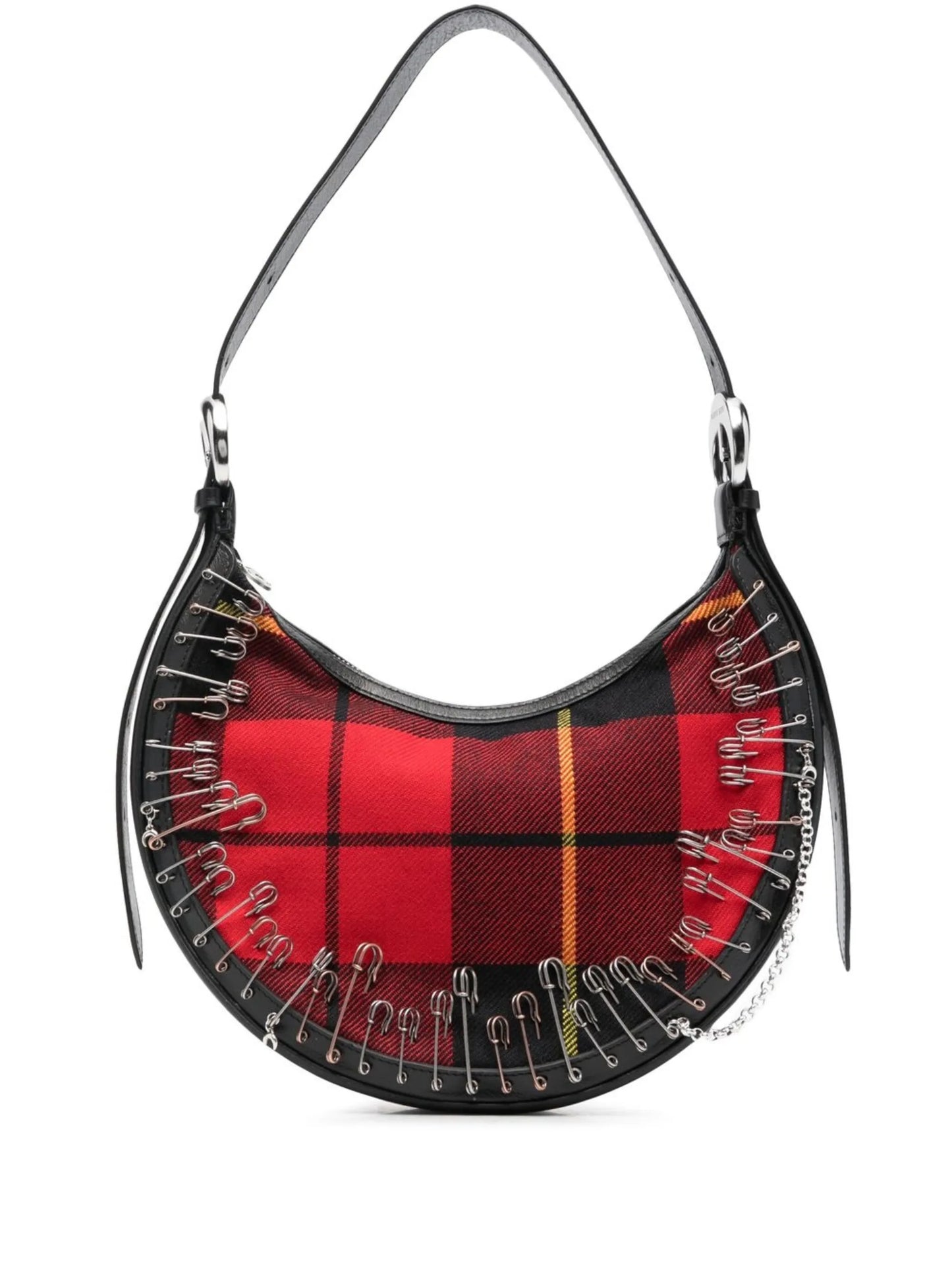 Eclips tartan-check shoulder bag