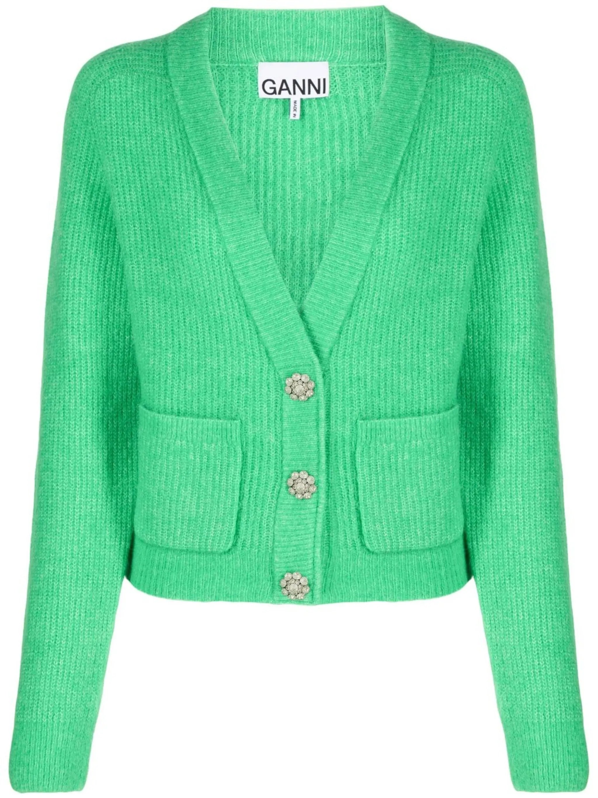 button-down cardigan